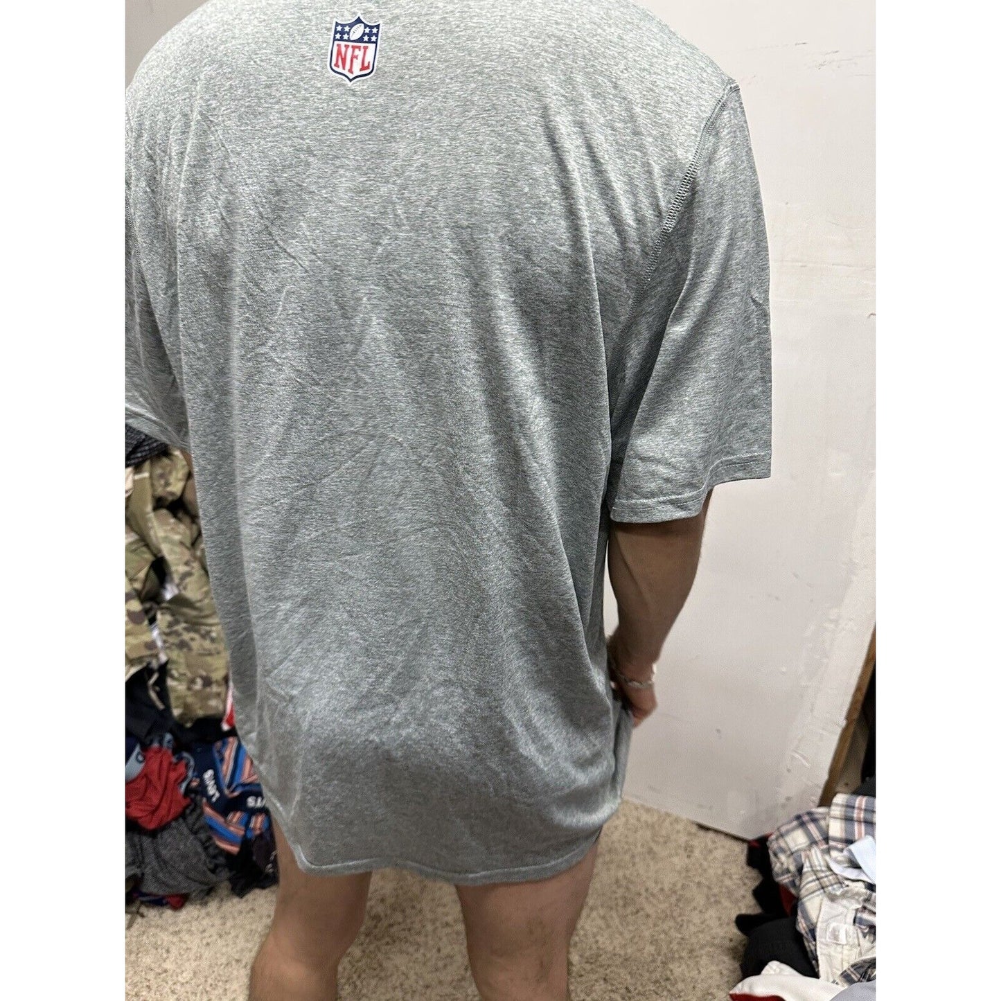 Men’s Gray NFL On Field XL Nike Dri Fit St Louis Rams Football Shirt