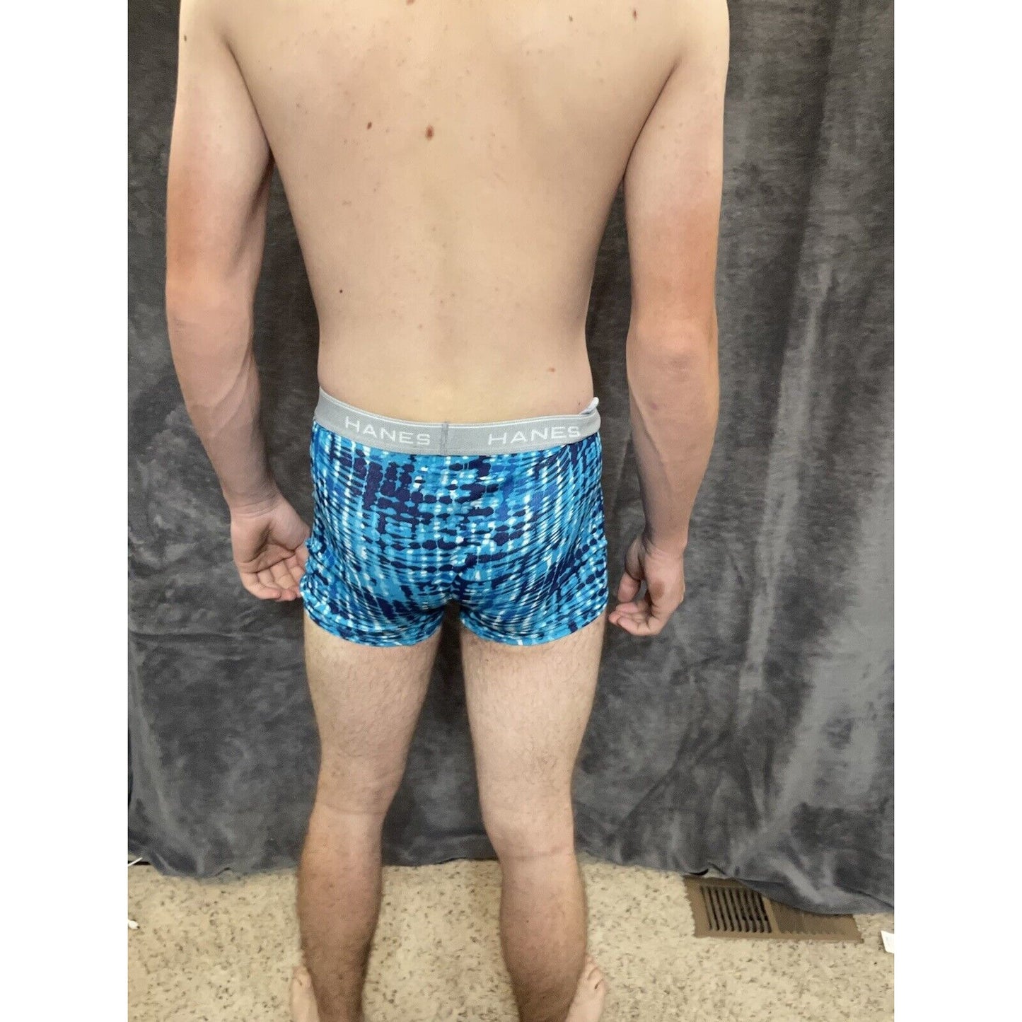 boy's XL hanes aqua blue boxer brief