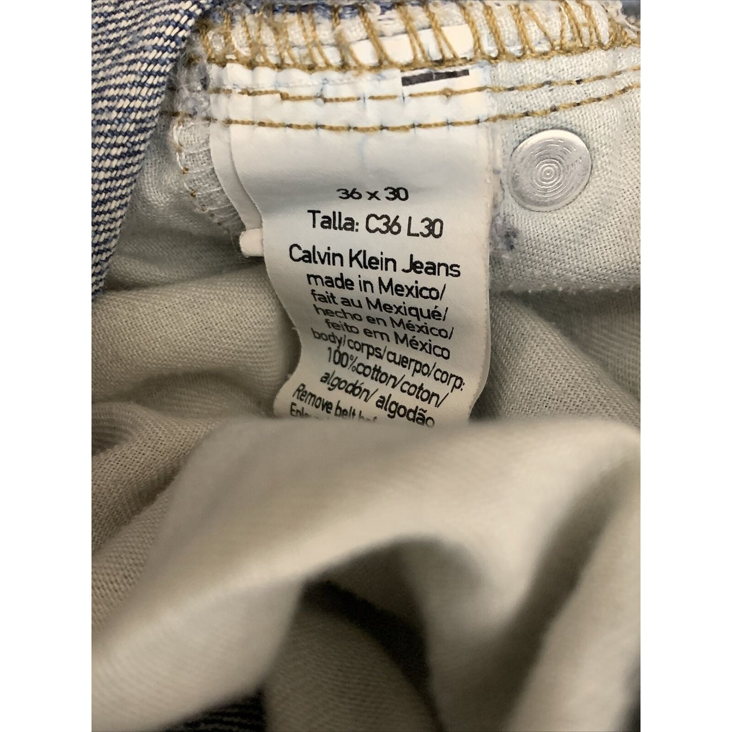 Men’s Blue Calvin Klein Jeans 36x30