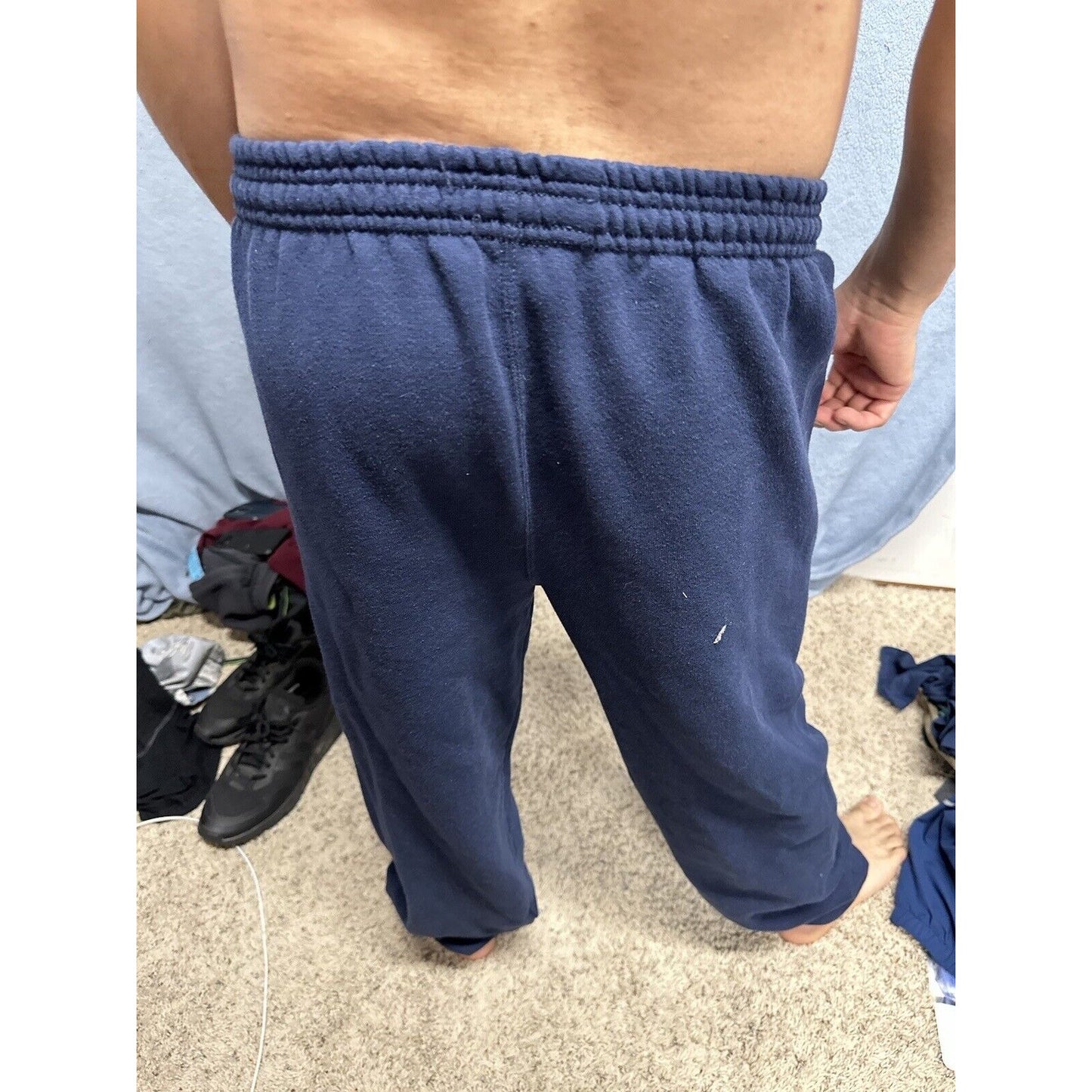 Men’s Navy Blue Medium Authentic US Navy Uniform Pt Sweat Pants