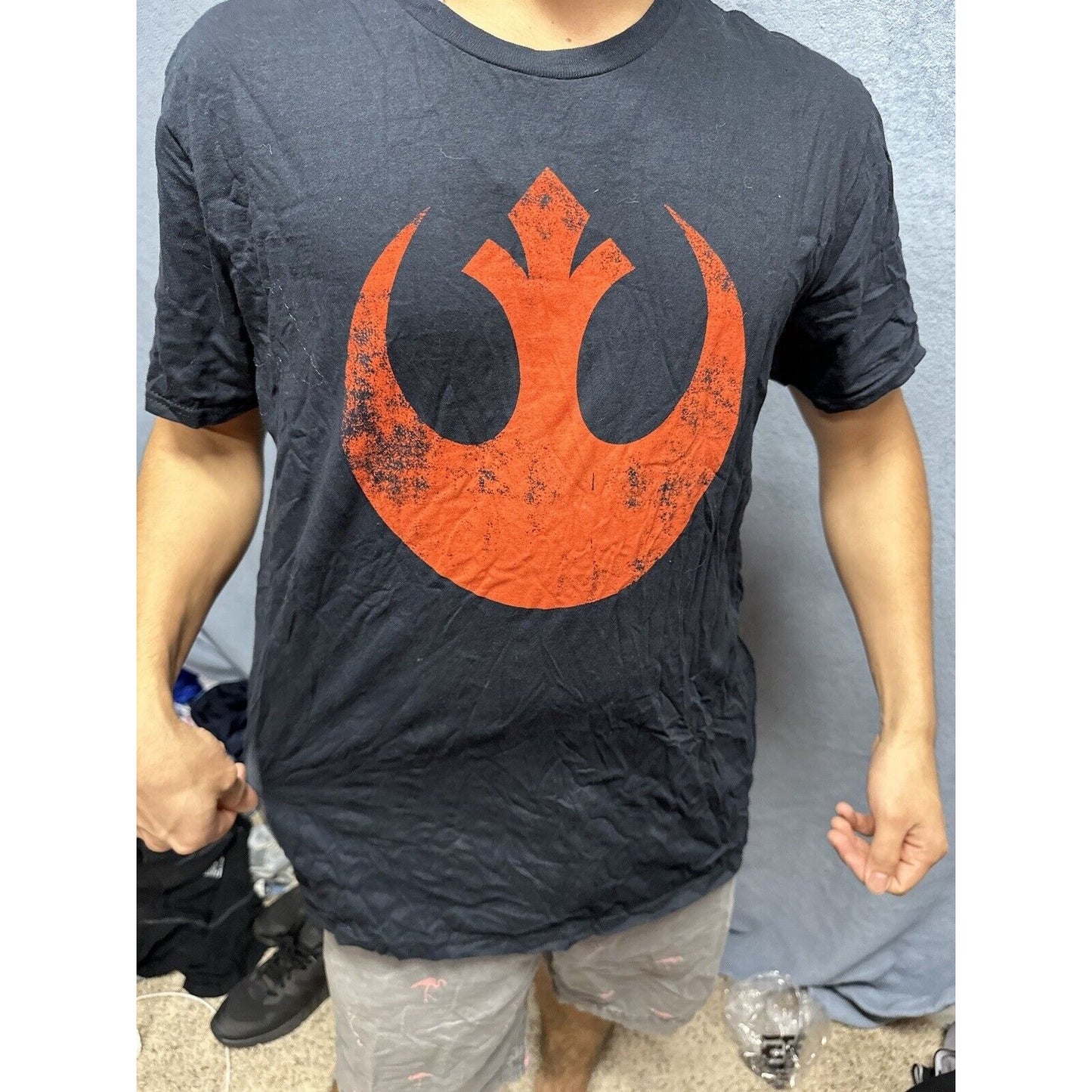 Men’s Black Star Wars Large Tshirt