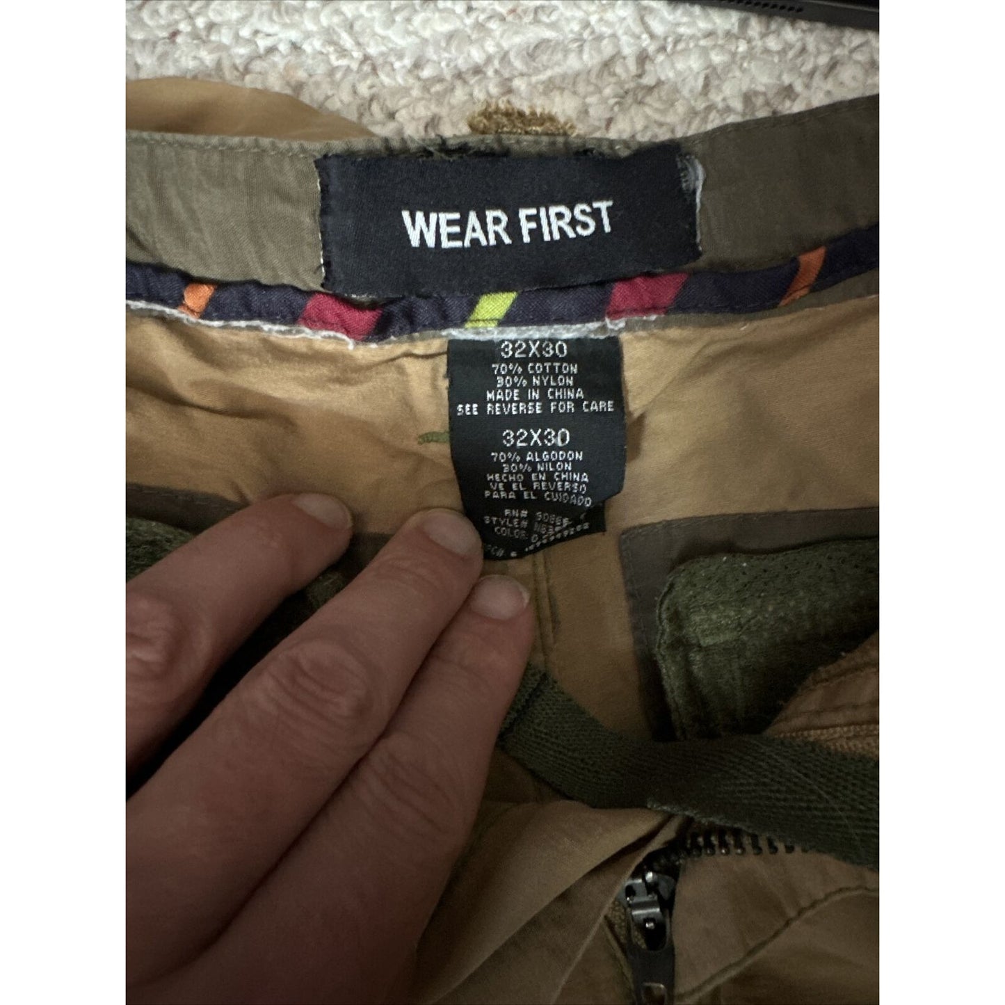 Men’s Brown Wear First Size 32 Shorts