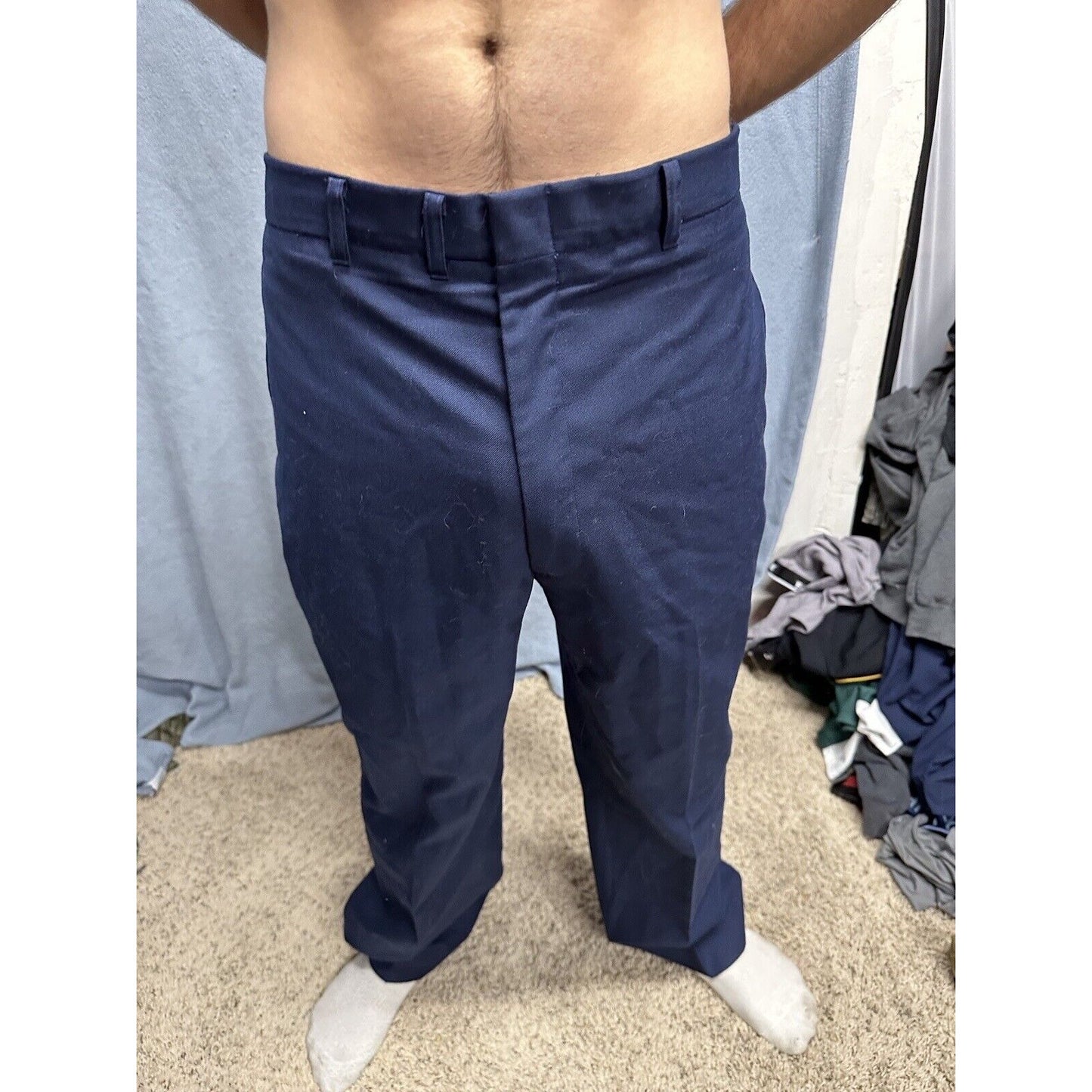 Men’s USAF USSF Trousers Uniform Blues Pants 38L