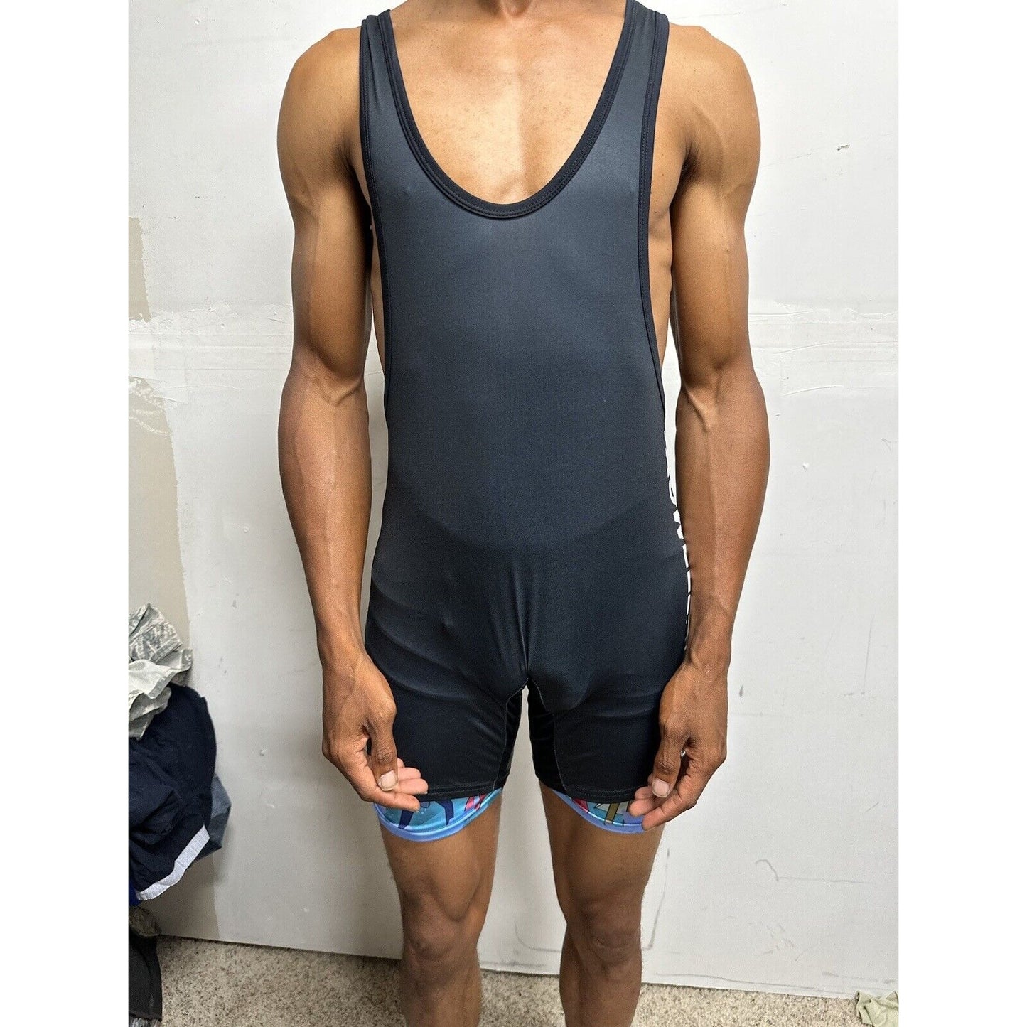 Men’s Tauwell XL Black Wrestling Singlet