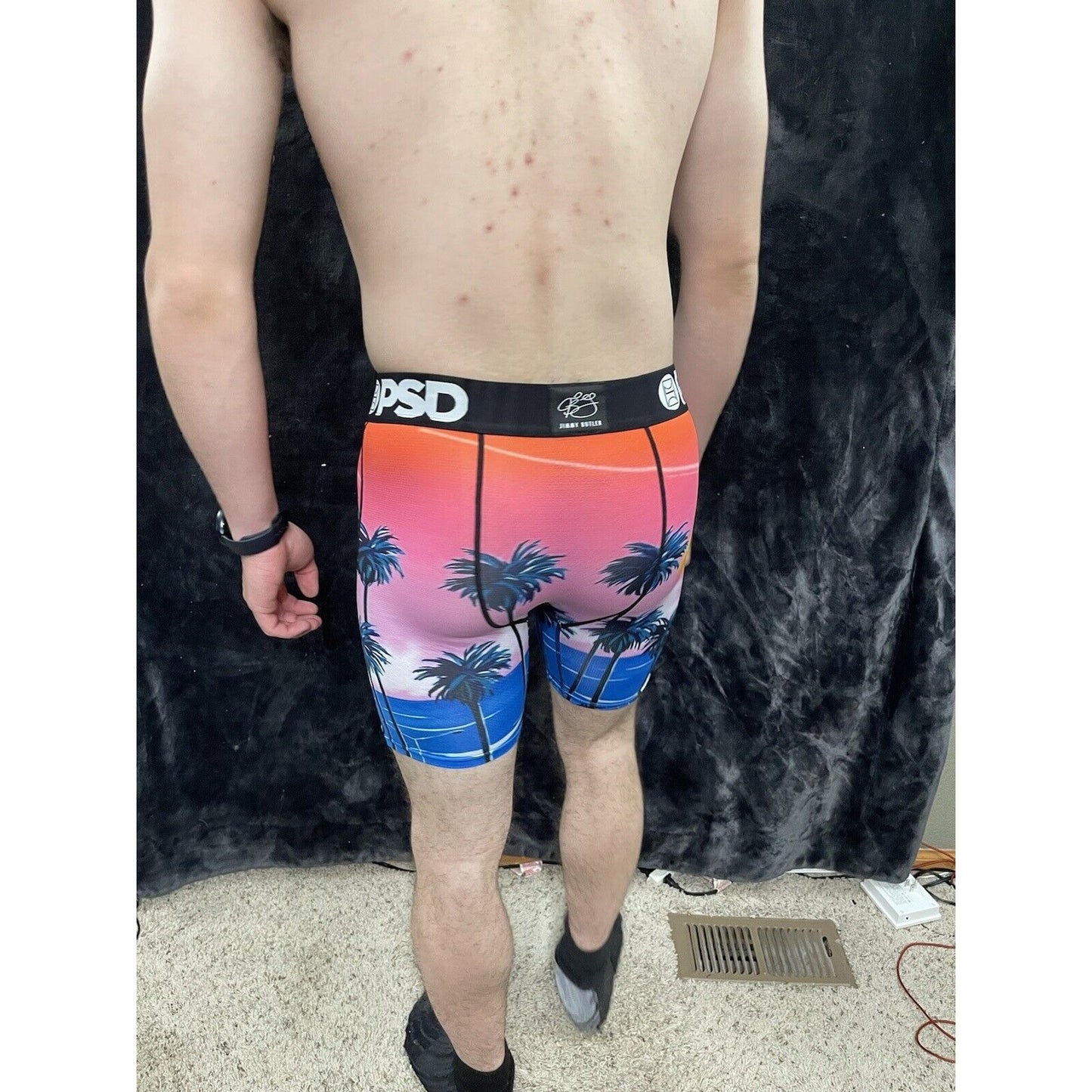 Men’s PSD Medium Boxer Briefs Pink Palms