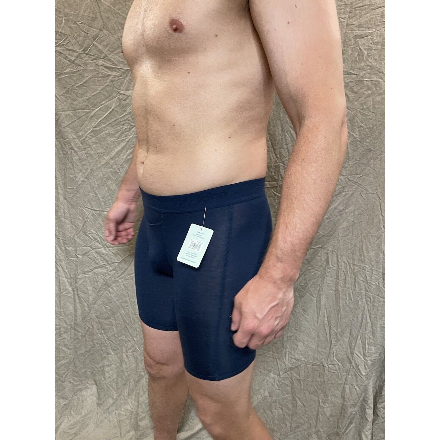 men's Dress Blue tommy john cotton basics boxer brief small