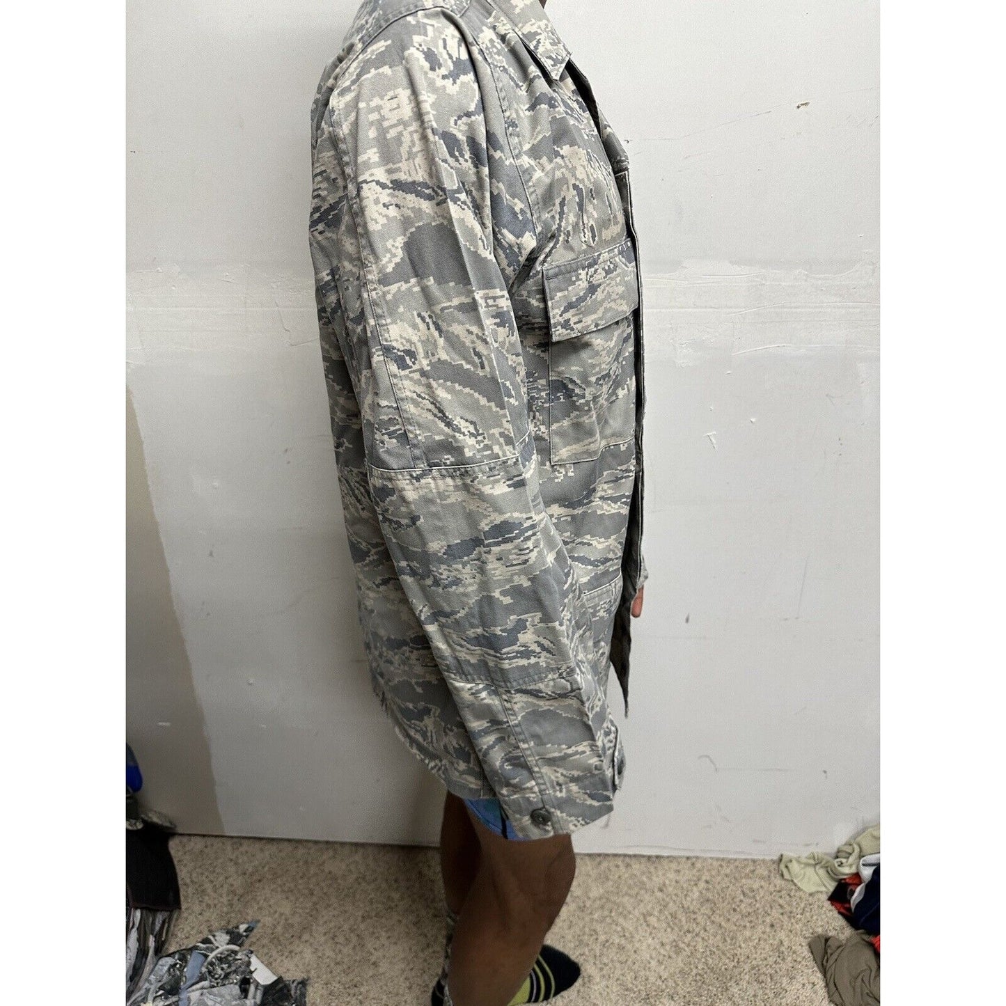 Men’s Civil Air Patrol USAF Abu Airman Battle Uniform Top Blouse Jacket 40XL