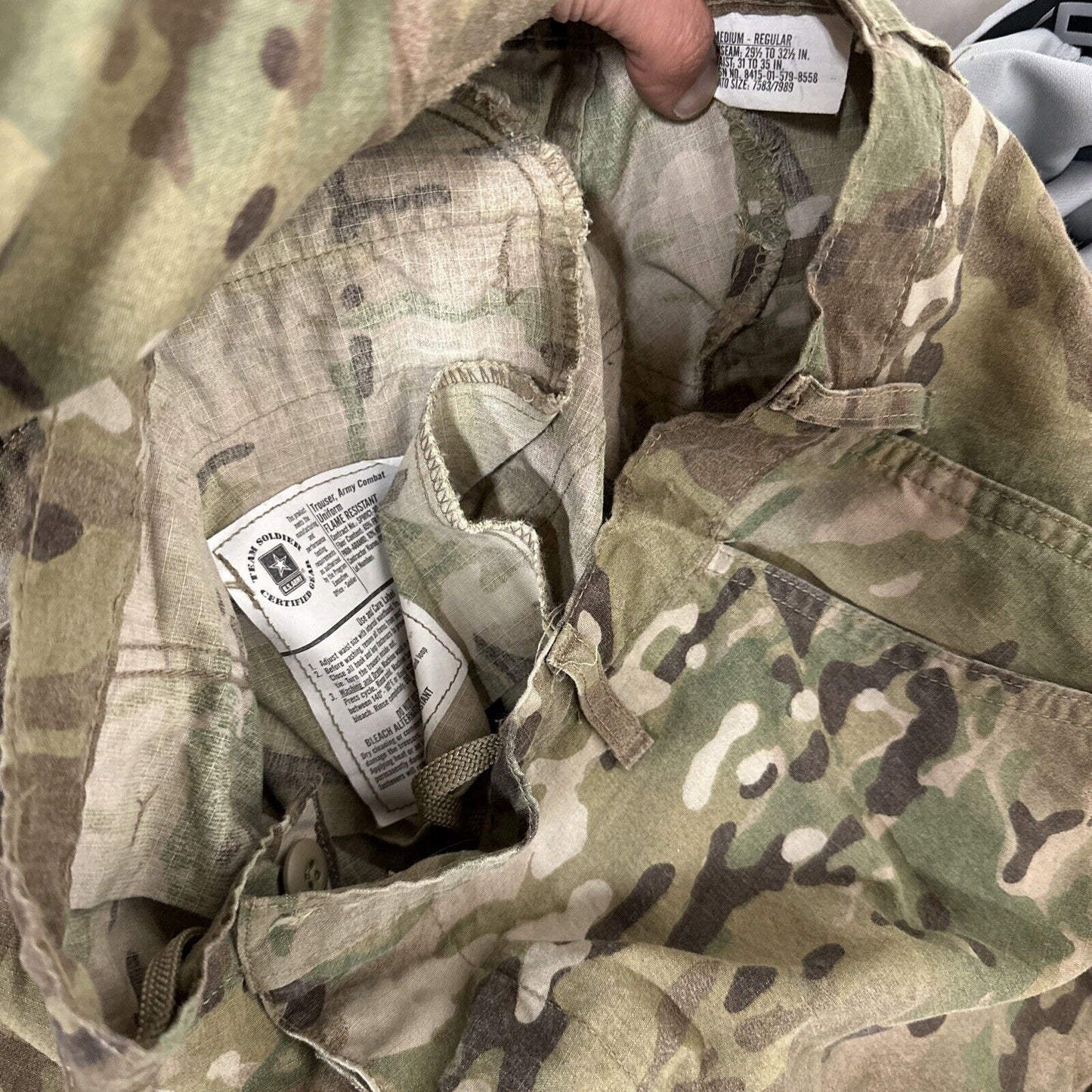 Men’s Army Air Force Ocp Pants Trousers Flame Resistant Medium Regular