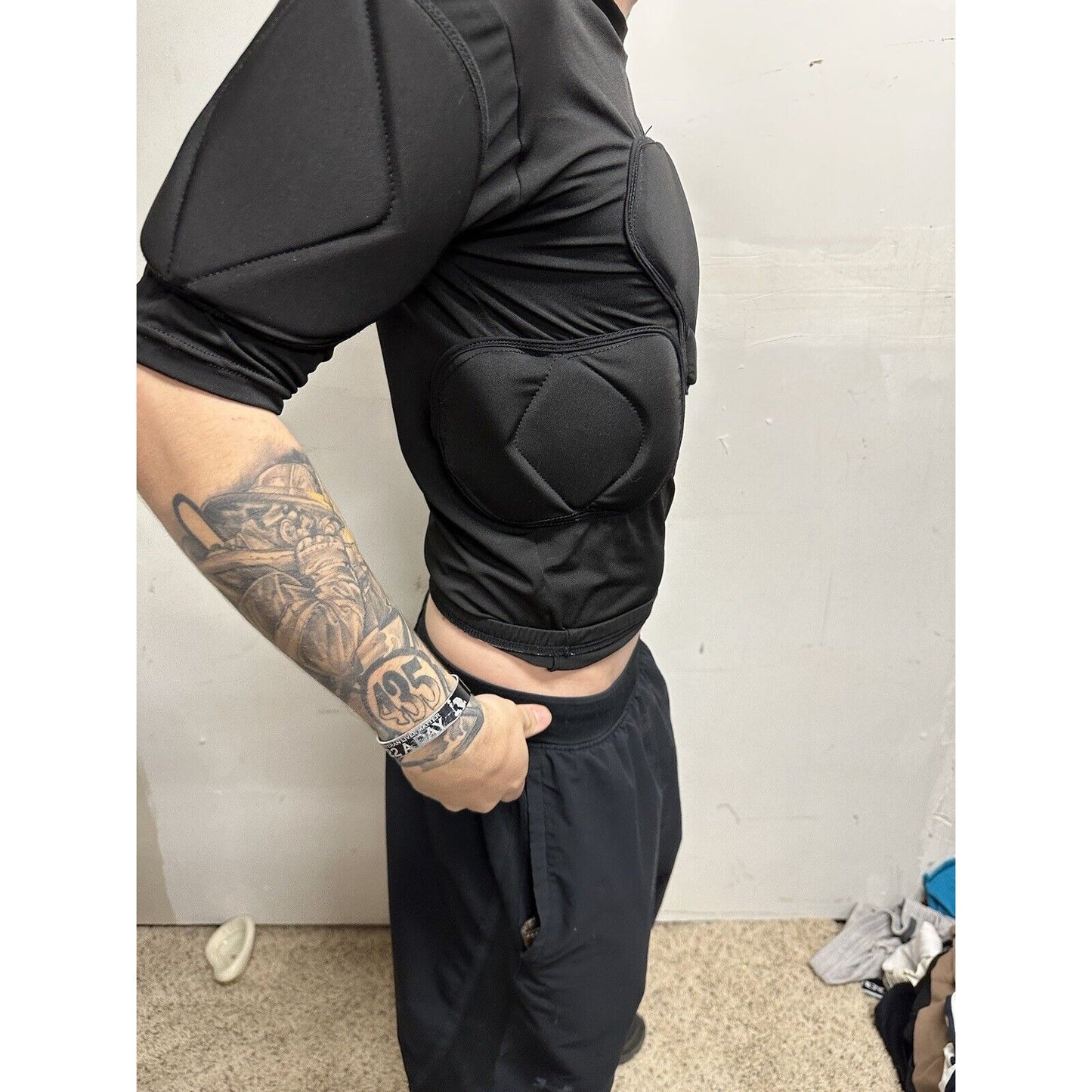 Men’s Black Small Football Pads