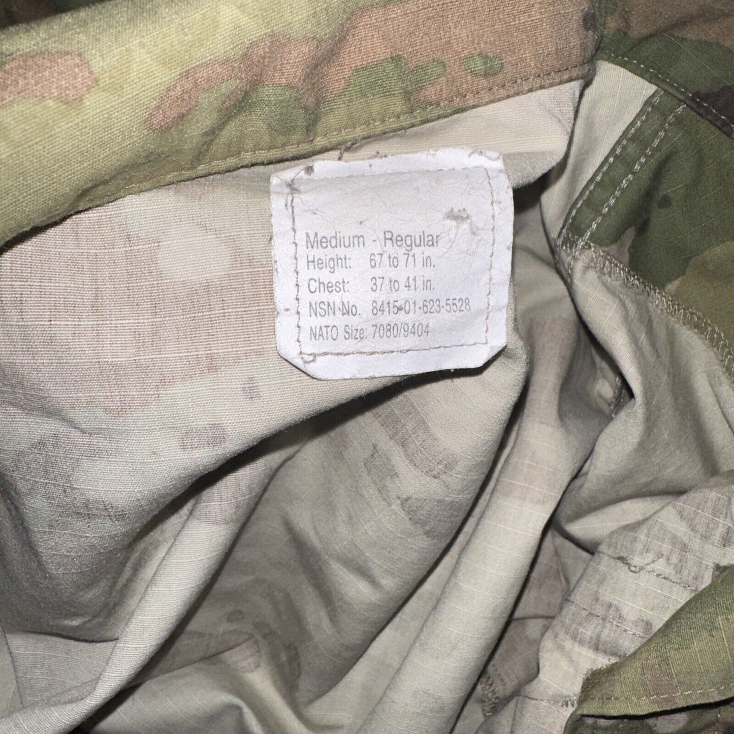 Men’s Medium Regular OCP Army Top Blouse Air Force USSF