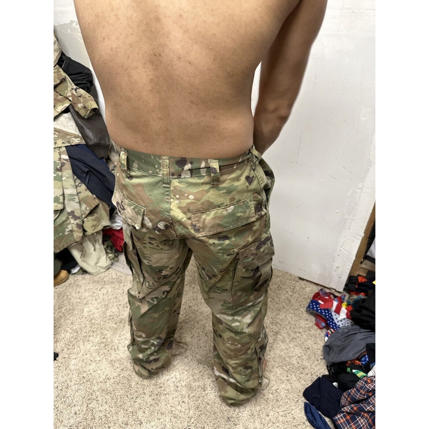 Men’s Small Regular Ocp Army Air Force Space Force Pants Trousers Nylon Cotton