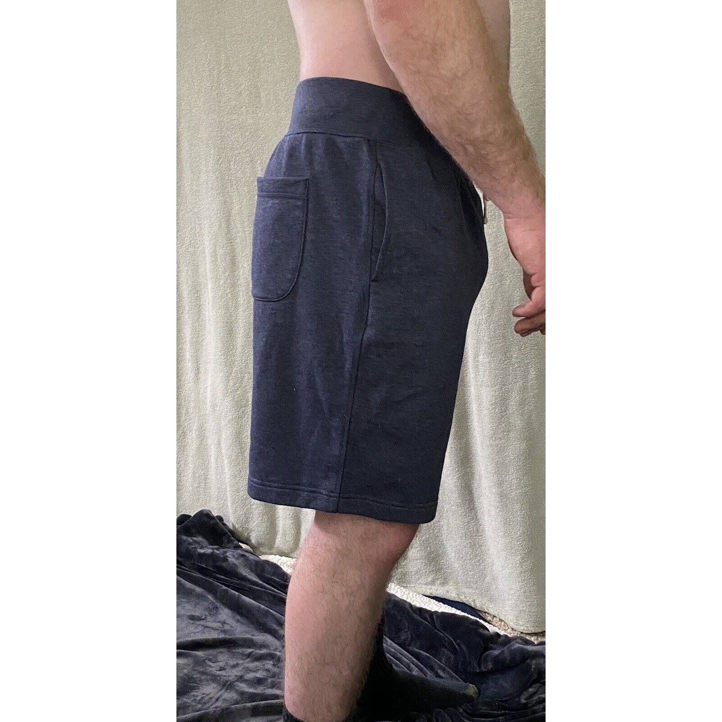 Champion Men’s French Terry Shorts Oxford Blue Men’s Large