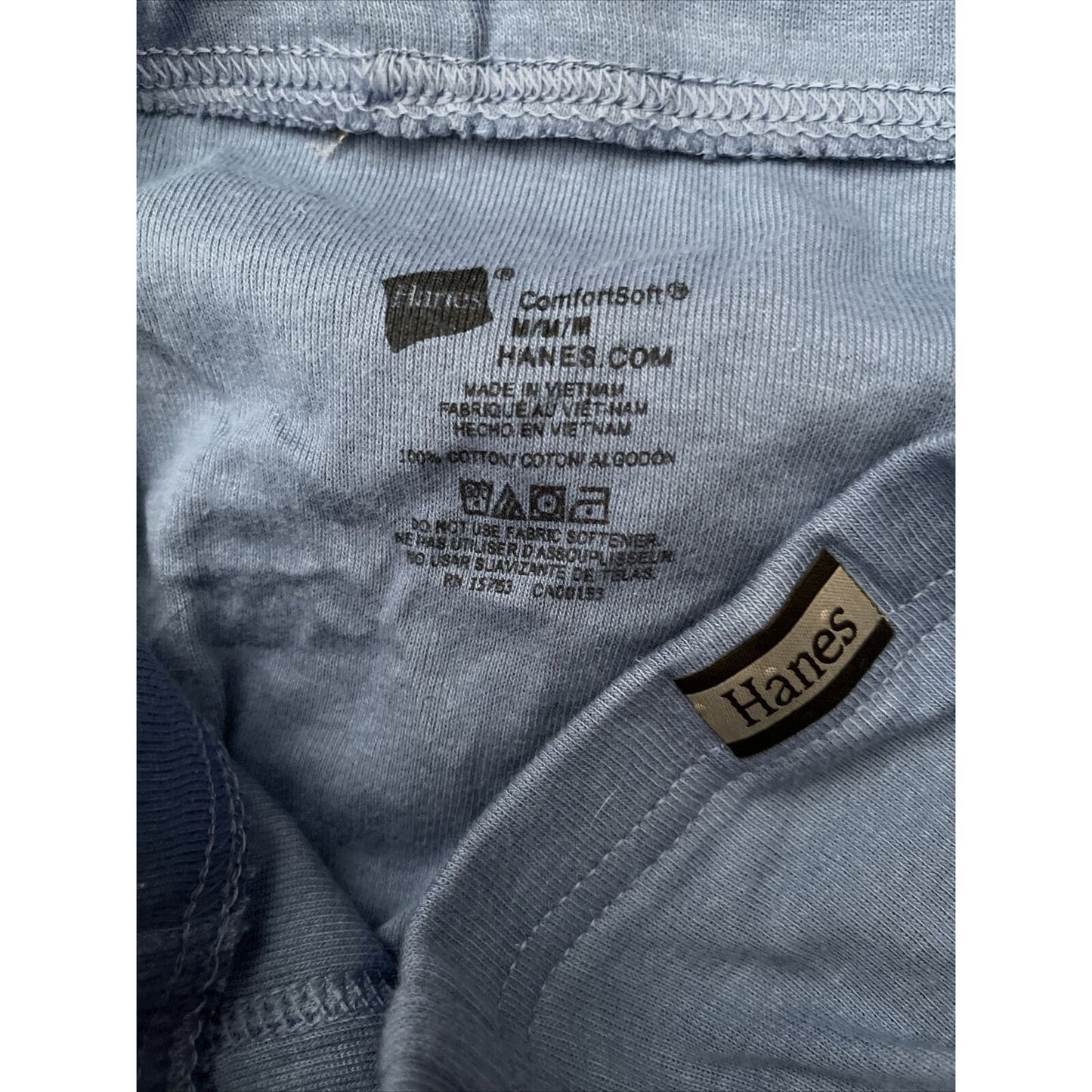 Men’s Hanes Comfortsoft Blue Briefs Medium