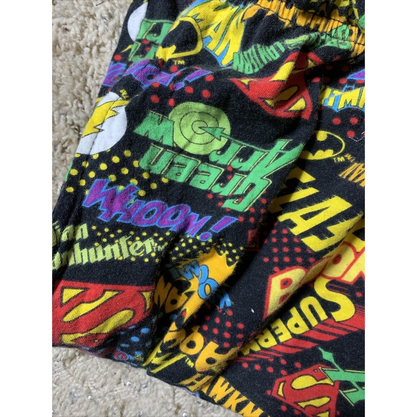Dc Comics Print ~Medium Pajama Pants Flannel, Superman, Batman, Flash & More