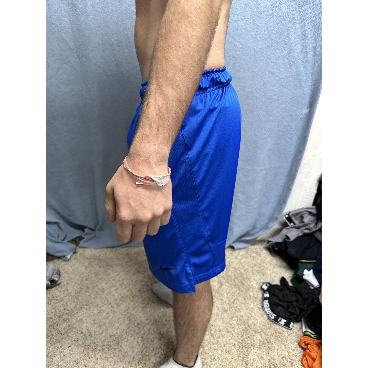 Men’s Blue Nike Medium Dri fit Shorts With Pockets