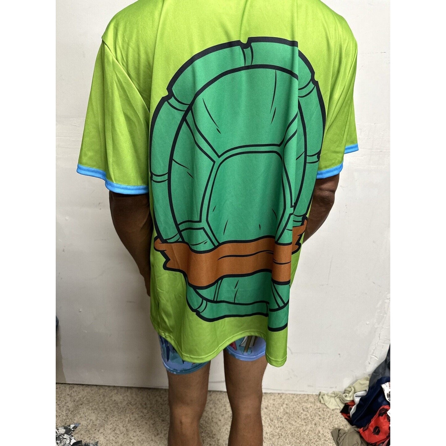 Nickelodeon Teenage Mutant Ninja Turtles Mens L/XL Costume Shirt - Leonardo