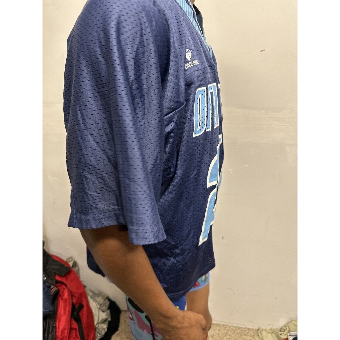 Men’s Otay Ranch Football Warrior XL Blue Football Jersey