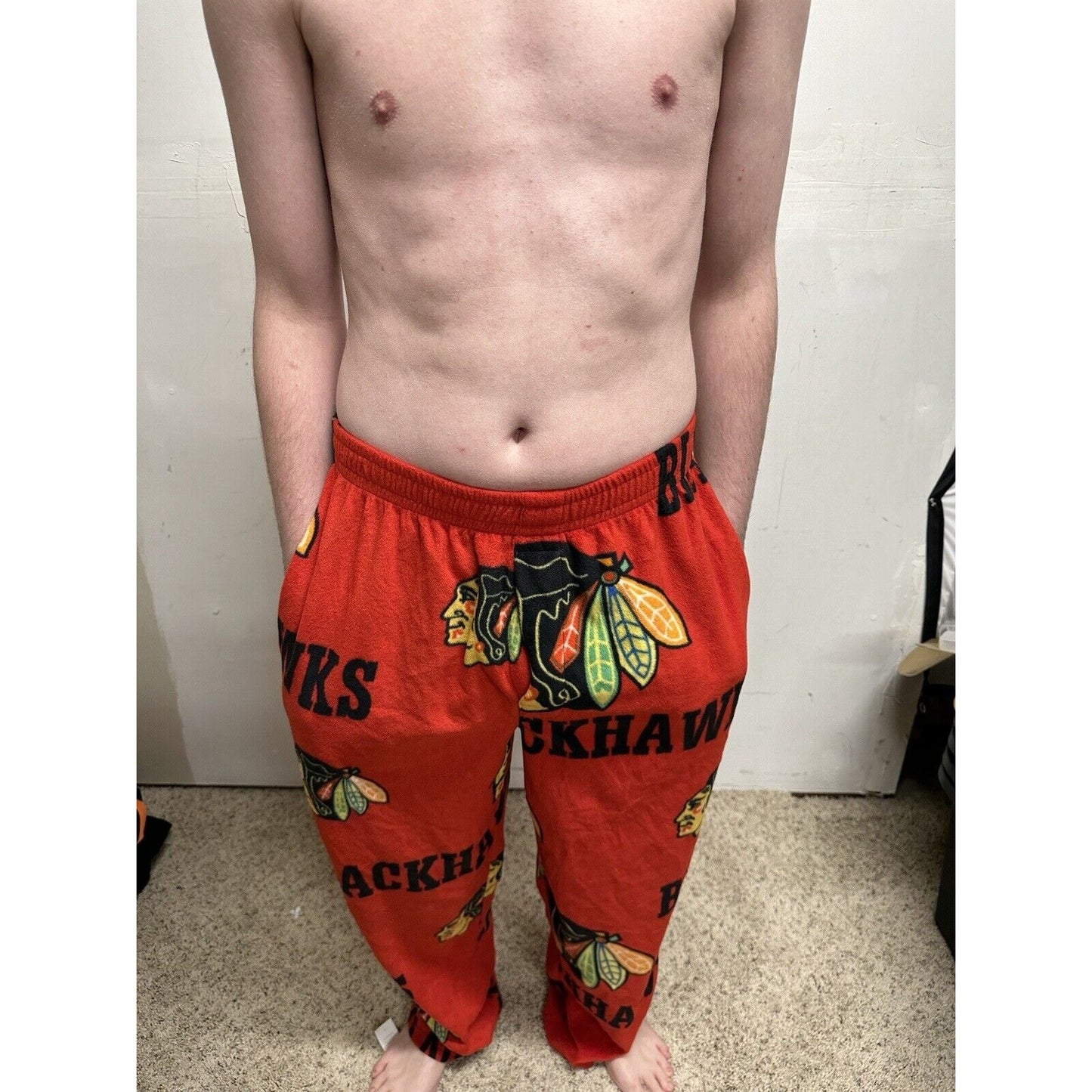 men’s concept sport sleepwear nhl medium blackhawks