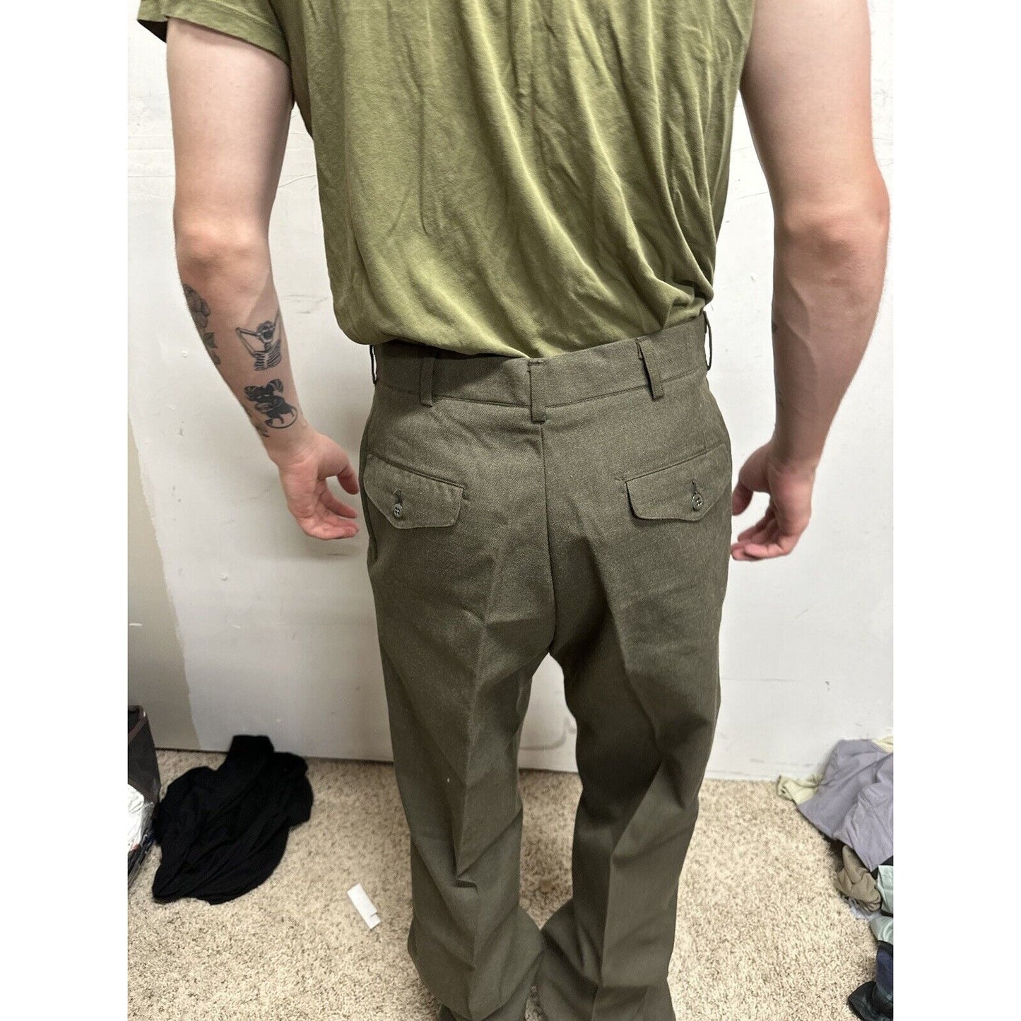 Men’s Jack Threads Medium Olive Green Marine Tshirt Only