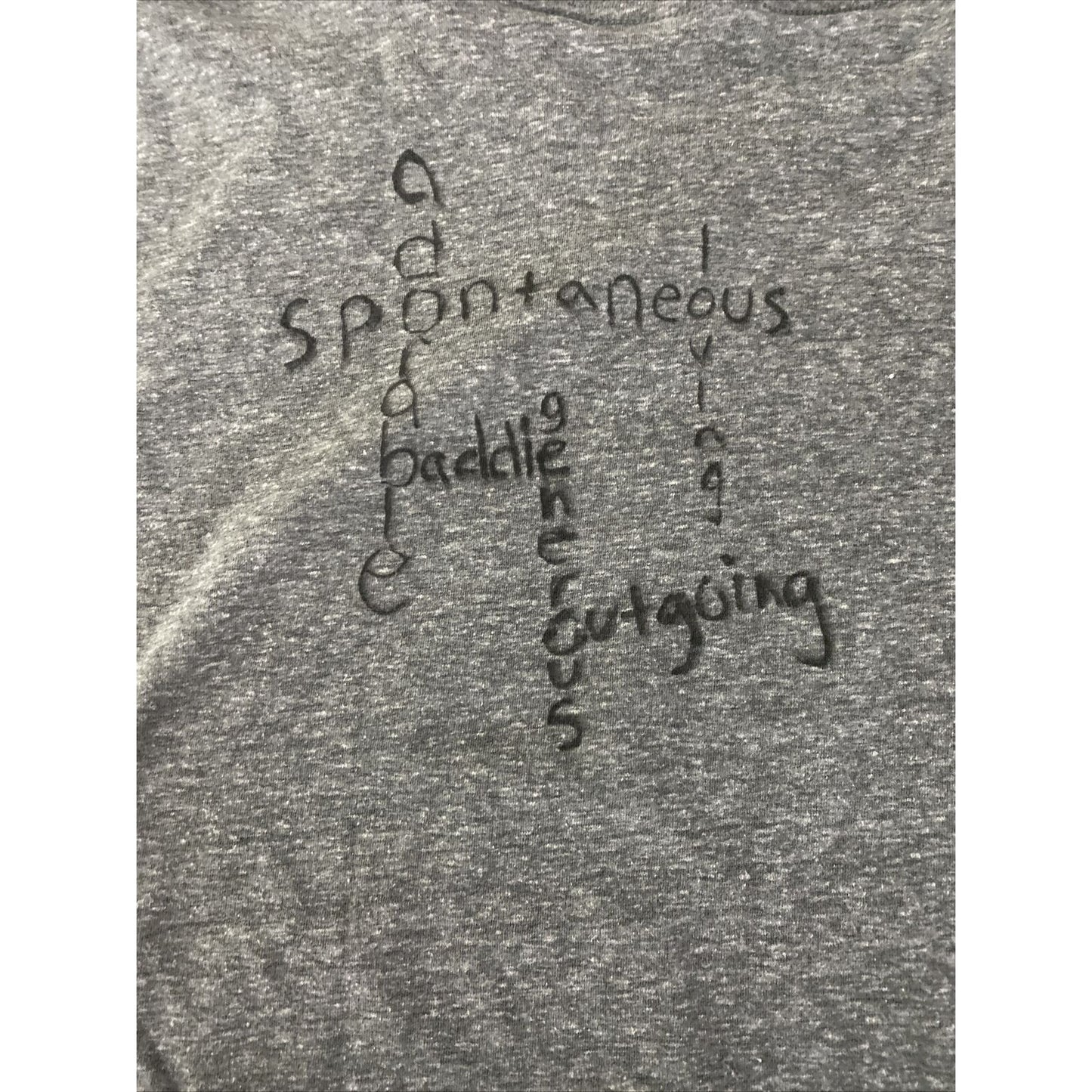 MICKEY MOUSE Vintage Disney Men’s XL Gray Cotton-poly T-shirt