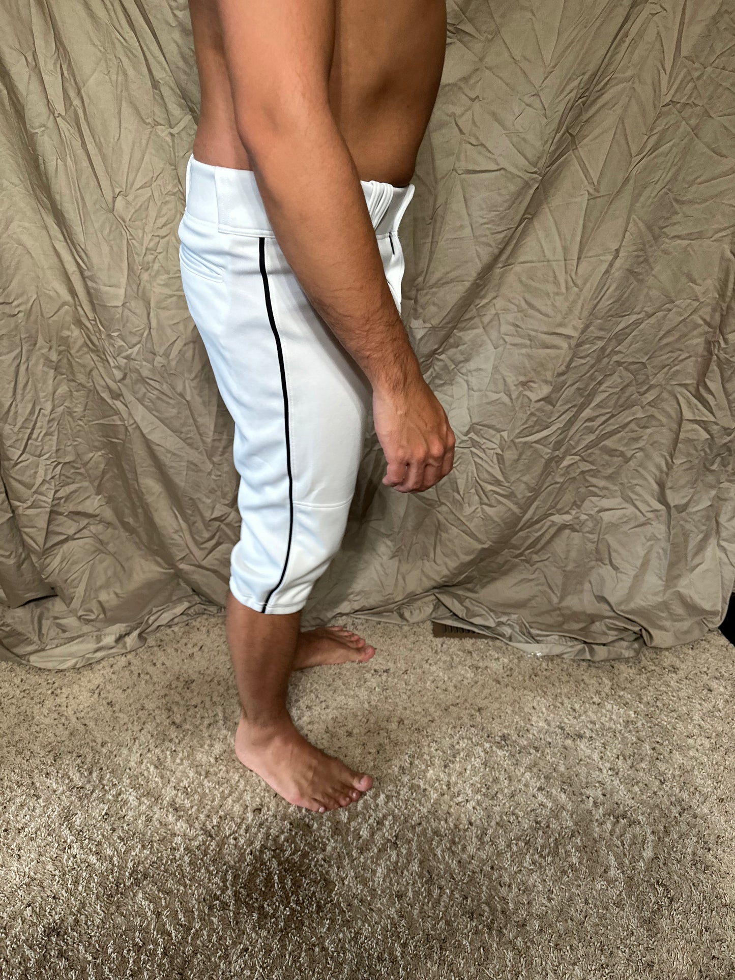 Youth boys large white new balance baseball pants new with tags