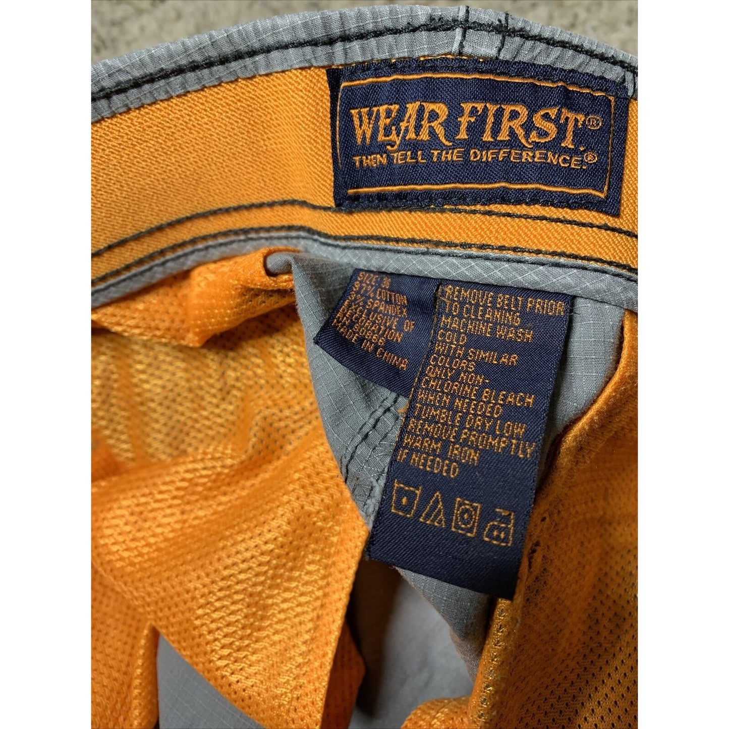 Wear First Gray Cargo Shorts Size 36