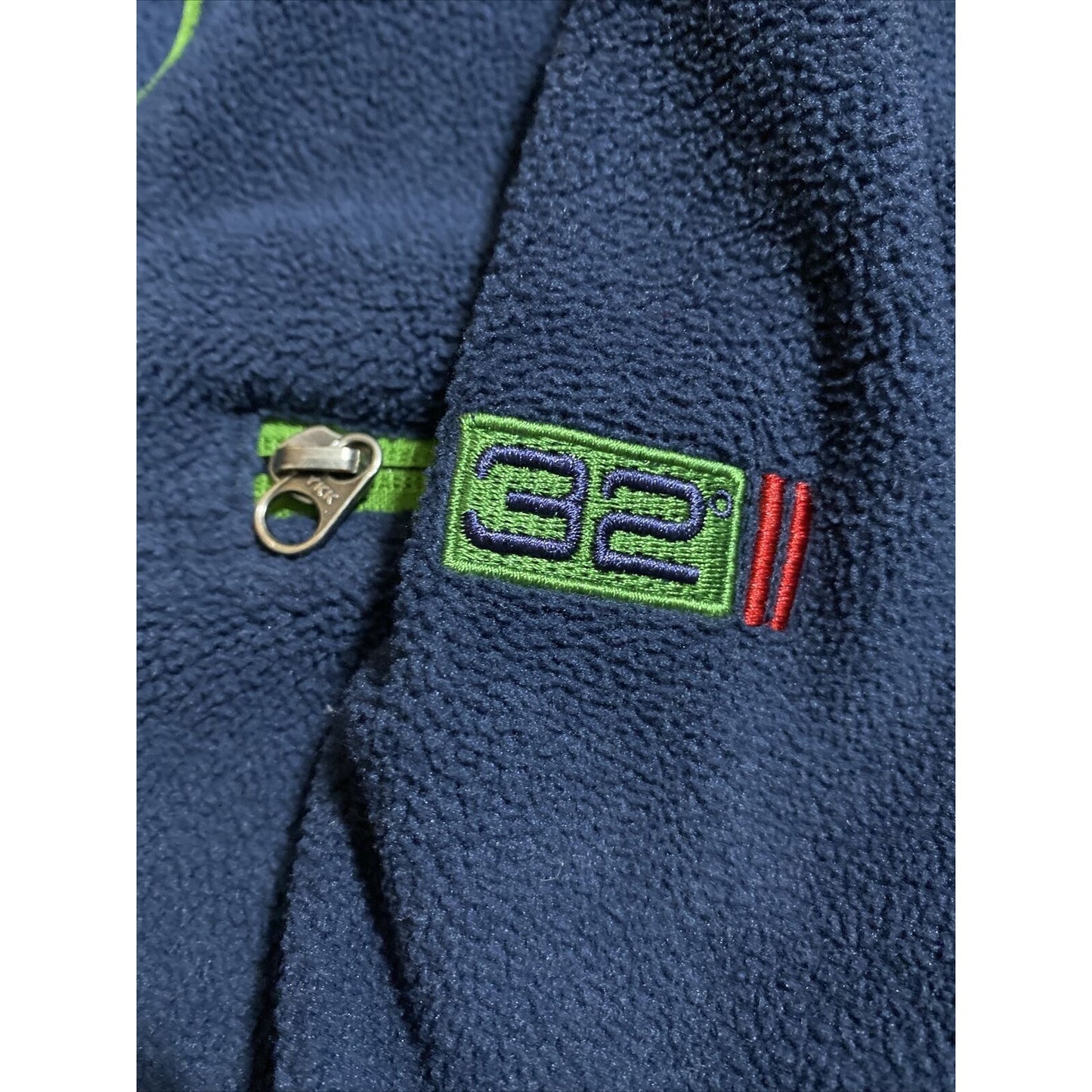 32 Degrees Weatherproof Boy’s Sz 7 Midnight Blue Green Polyester Fleece Pullover