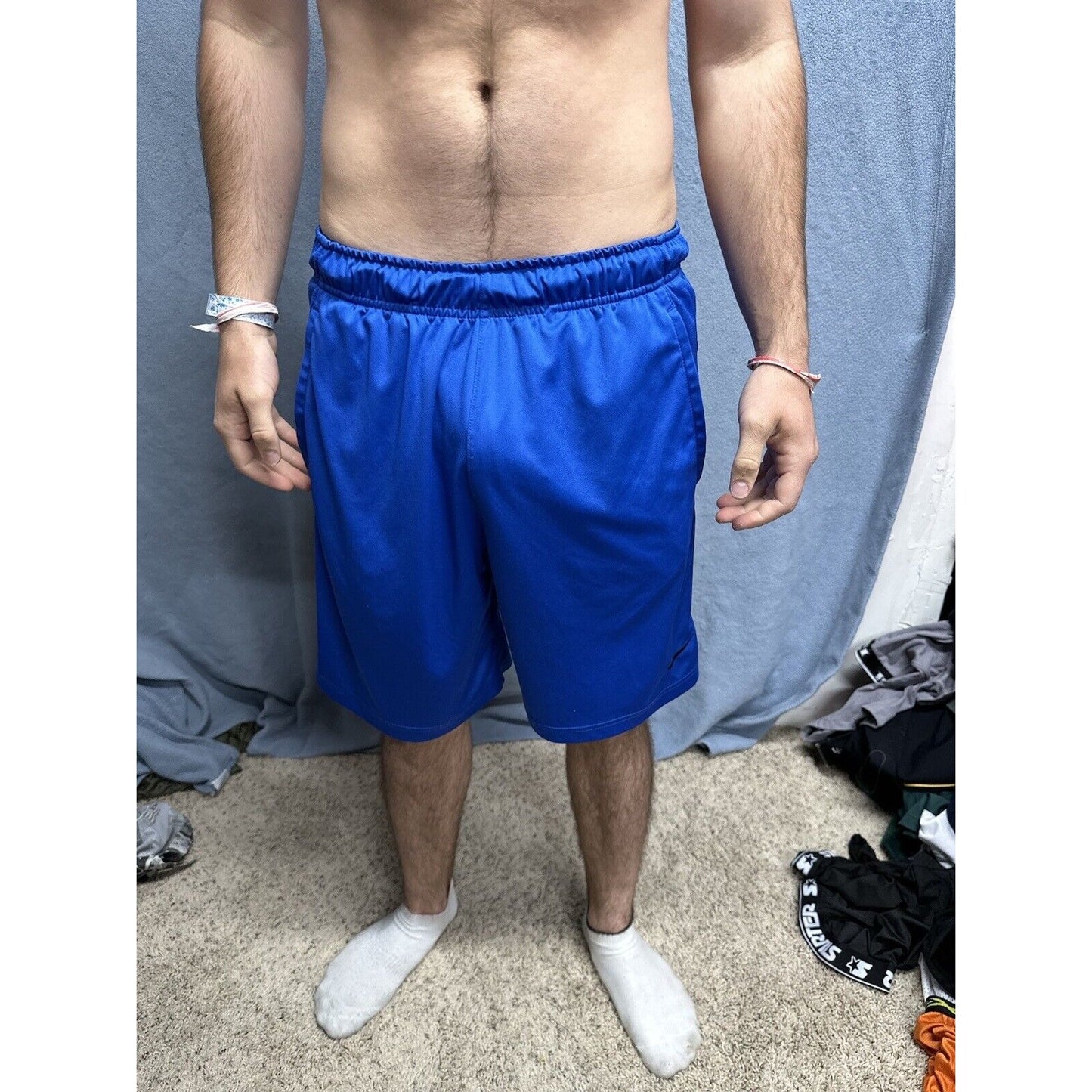 Men’s Blue Nike Medium Dri fit Shorts With Pockets