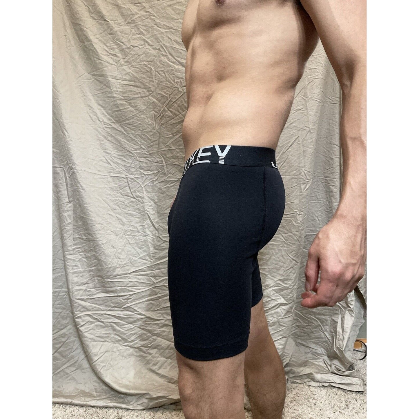 Men's black Jockey medium boxer briefs cotton spandex
