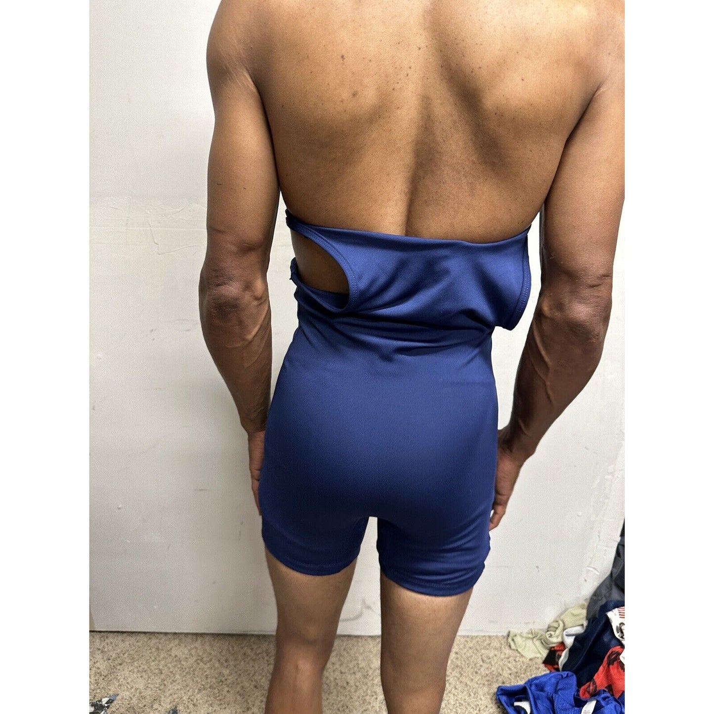 Youth Boy’s XL Wrestling Singlet Navy Blue