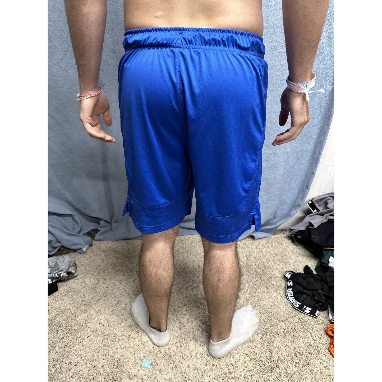 Men’s Blue Nike Medium Dri fit Shorts With Pockets