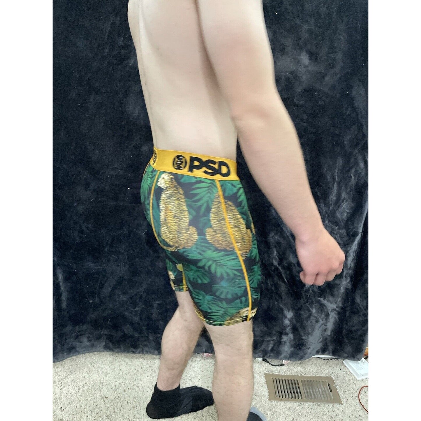 Men’s PSD Leopard Jungle Medium Boxer Briefs Multicolor