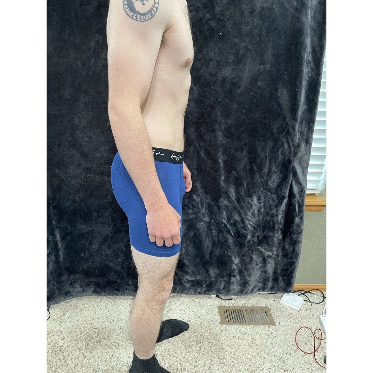 Men’s Sean John Blue Boxer Briefs Size Small