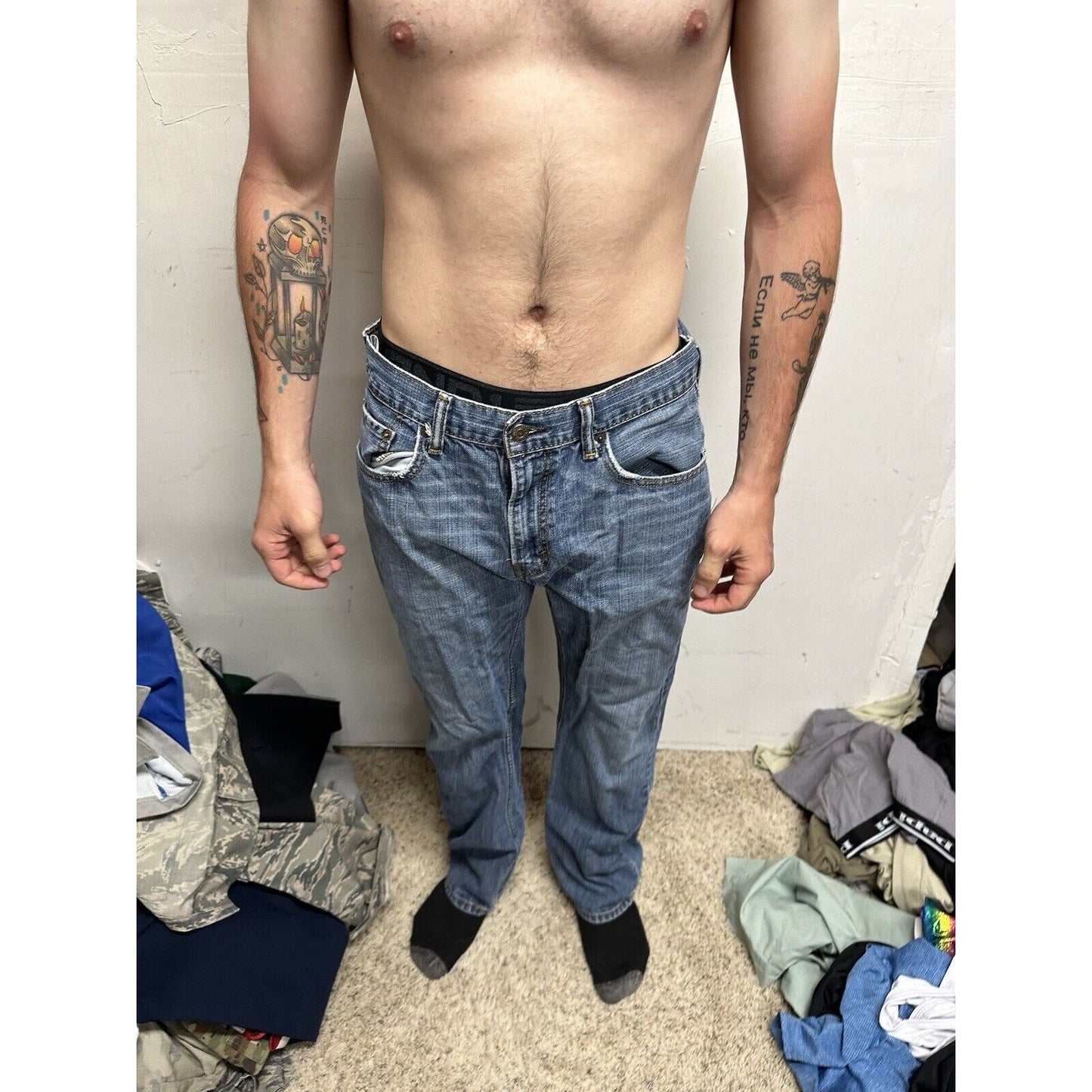 Men’s Levi’s 559 Blue Jeans 33 X 32