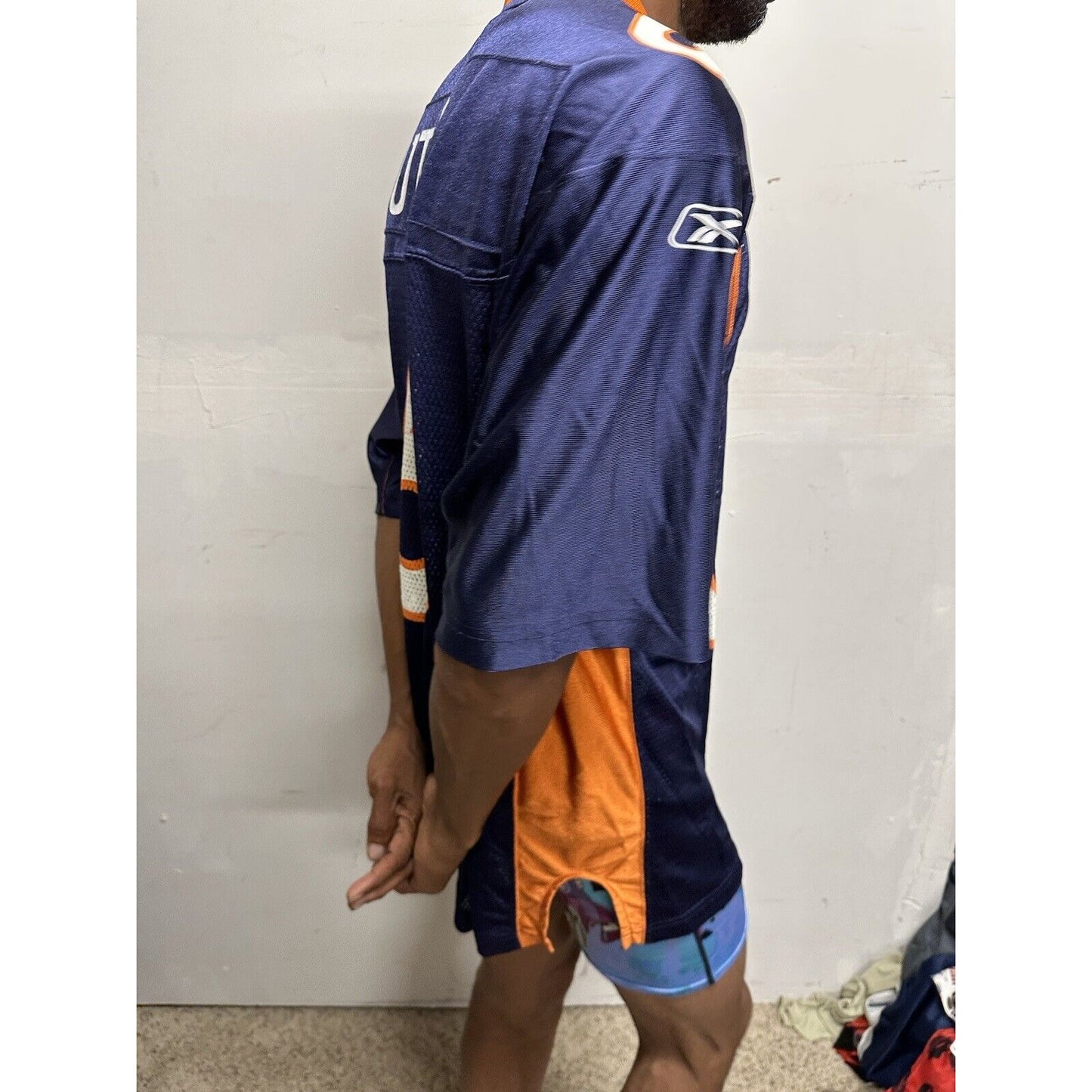 Men’s Reebok NFL Equipment Denver Broncos On Field Medium Football Jersey Cutler