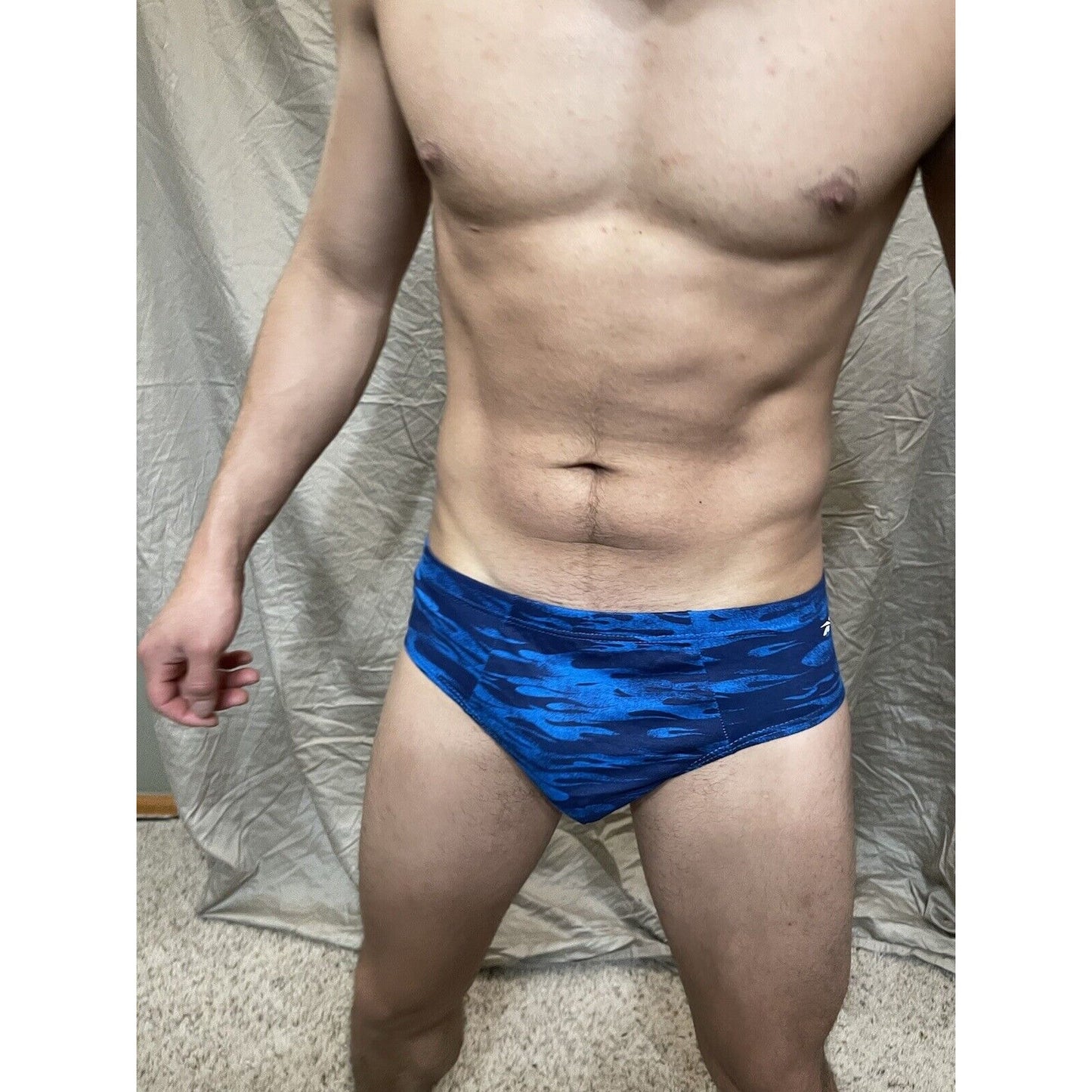 men's reebok blue briefs small