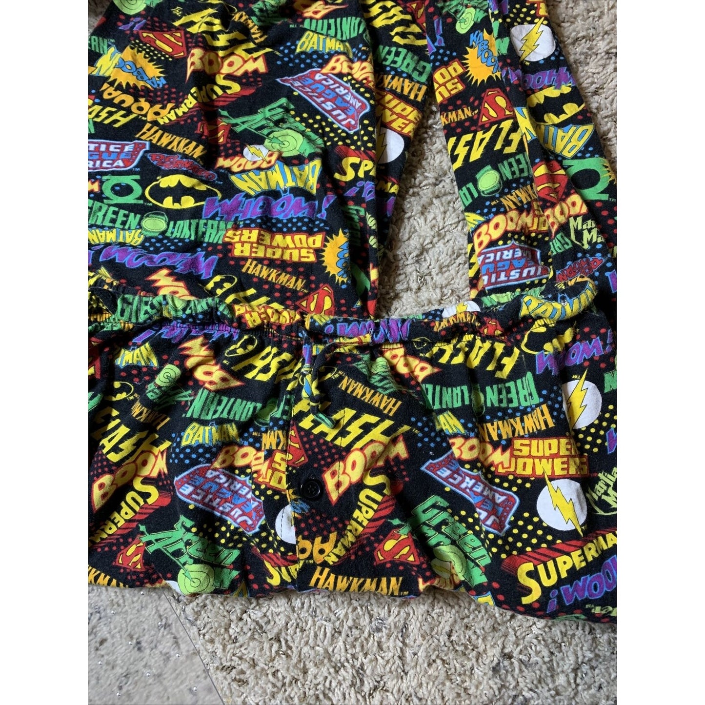 Dc Comics Print ~Medium Pajama Pants Flannel, Superman, Batman, Flash & More
