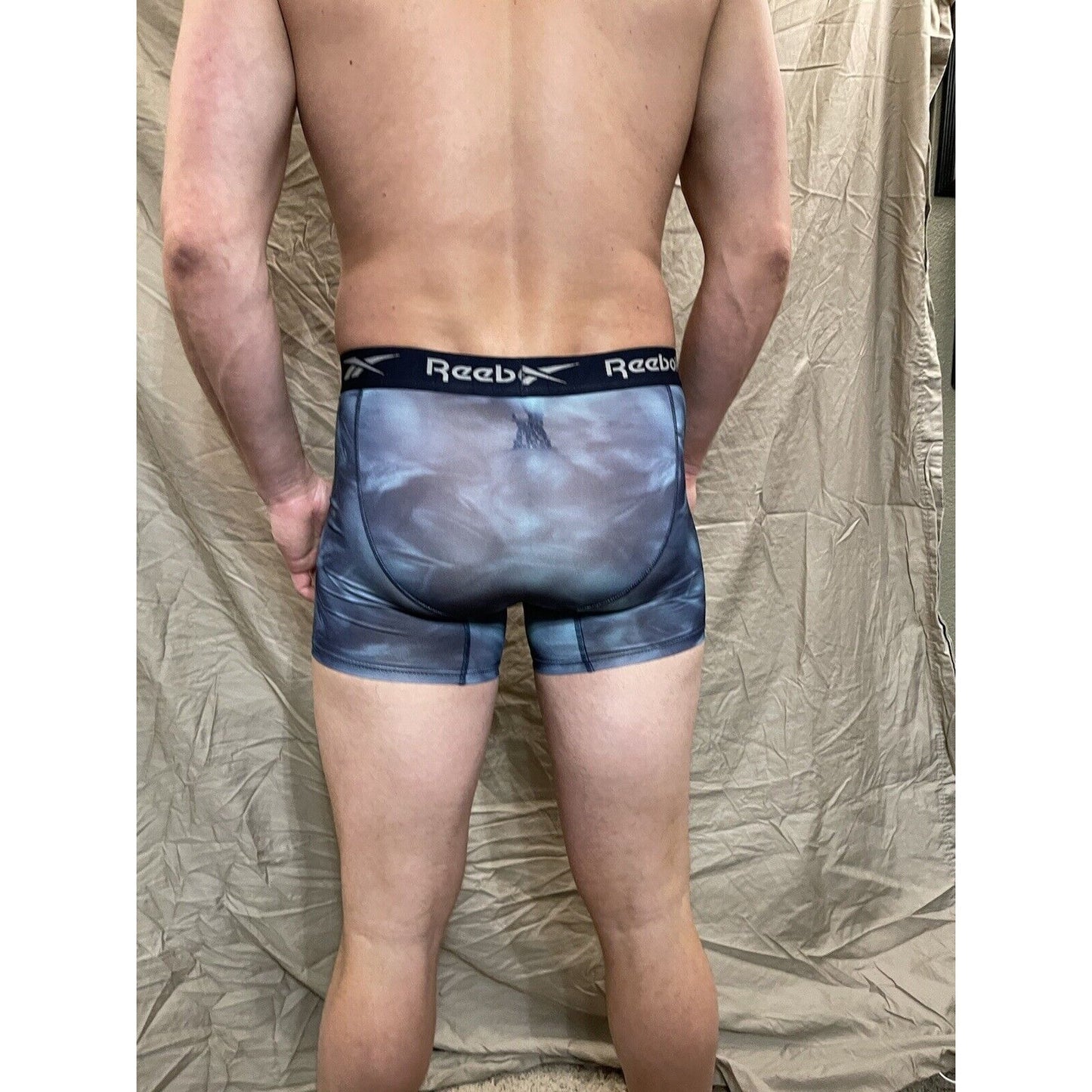 men's reebok small multicolor compression shorts