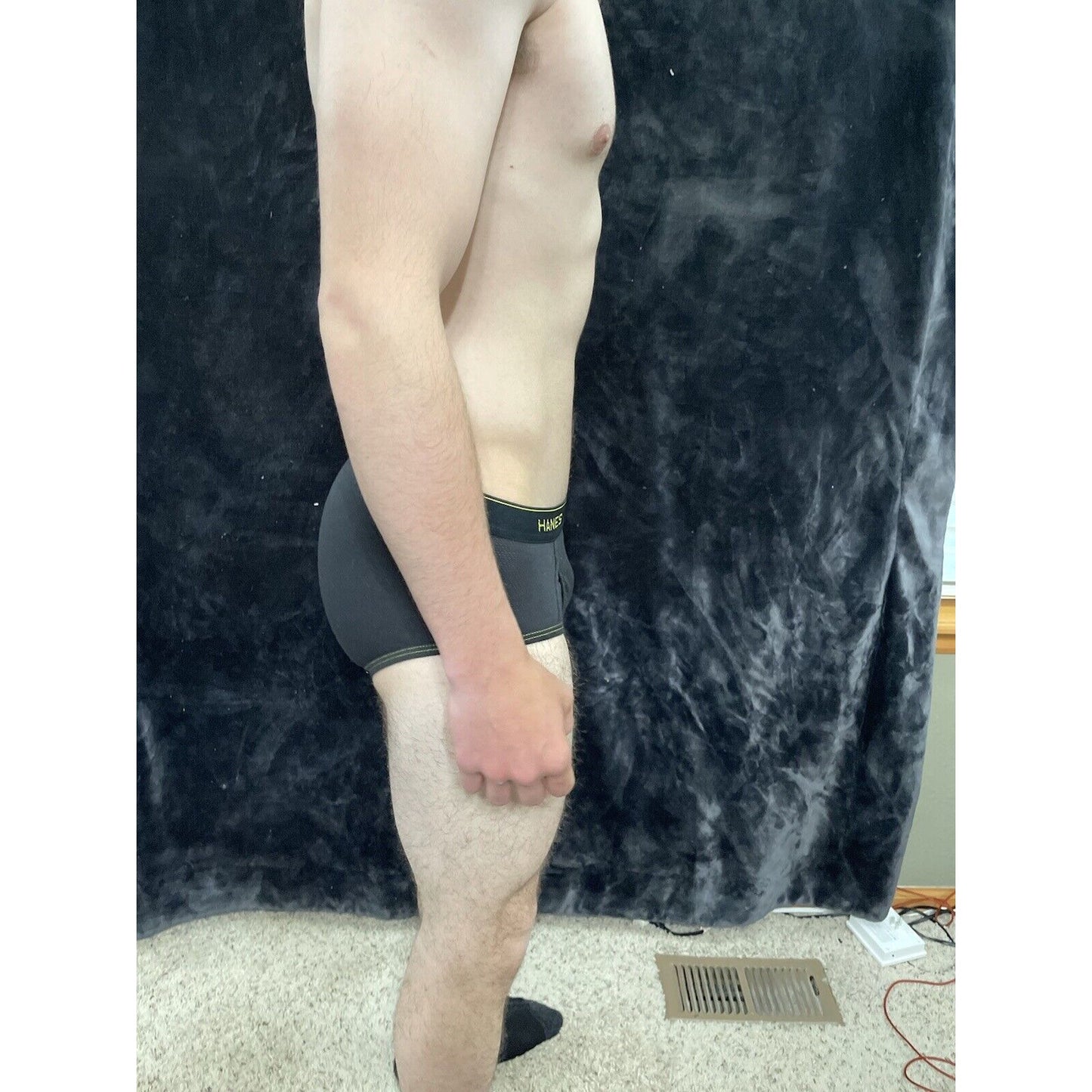 Men’s Comfort Cool Black Hanes Small Briefs