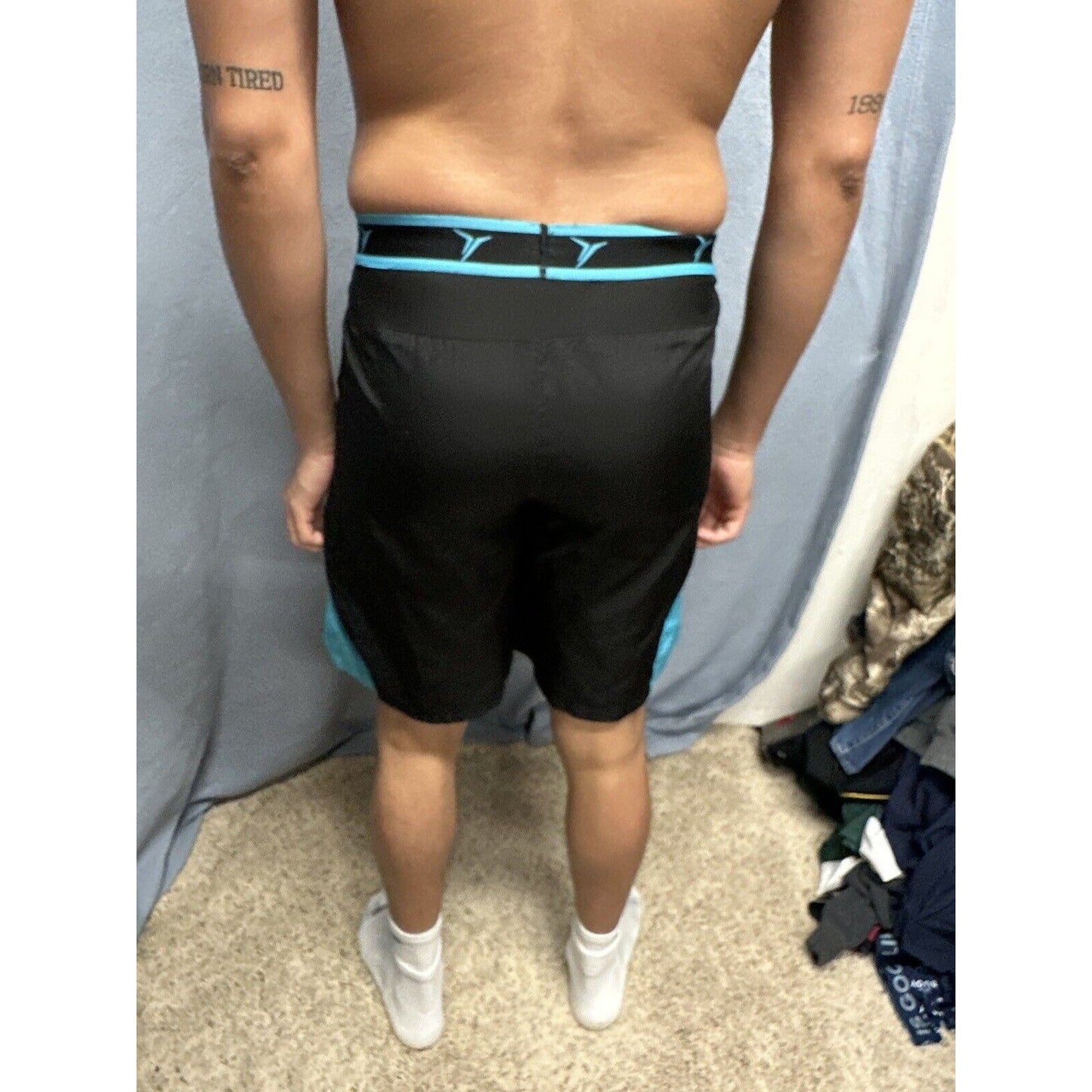 Boys Old Navy Active Large 10-12 Black Athletic Running Shorts