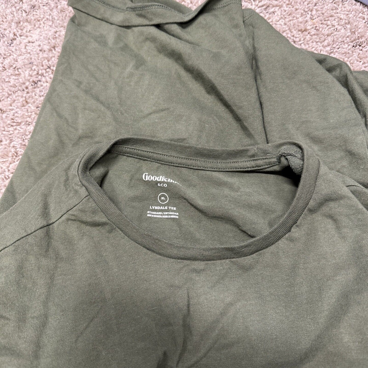 Olive Green Men’s Goodfellow Xl Lyndale Tee Short Sleeve