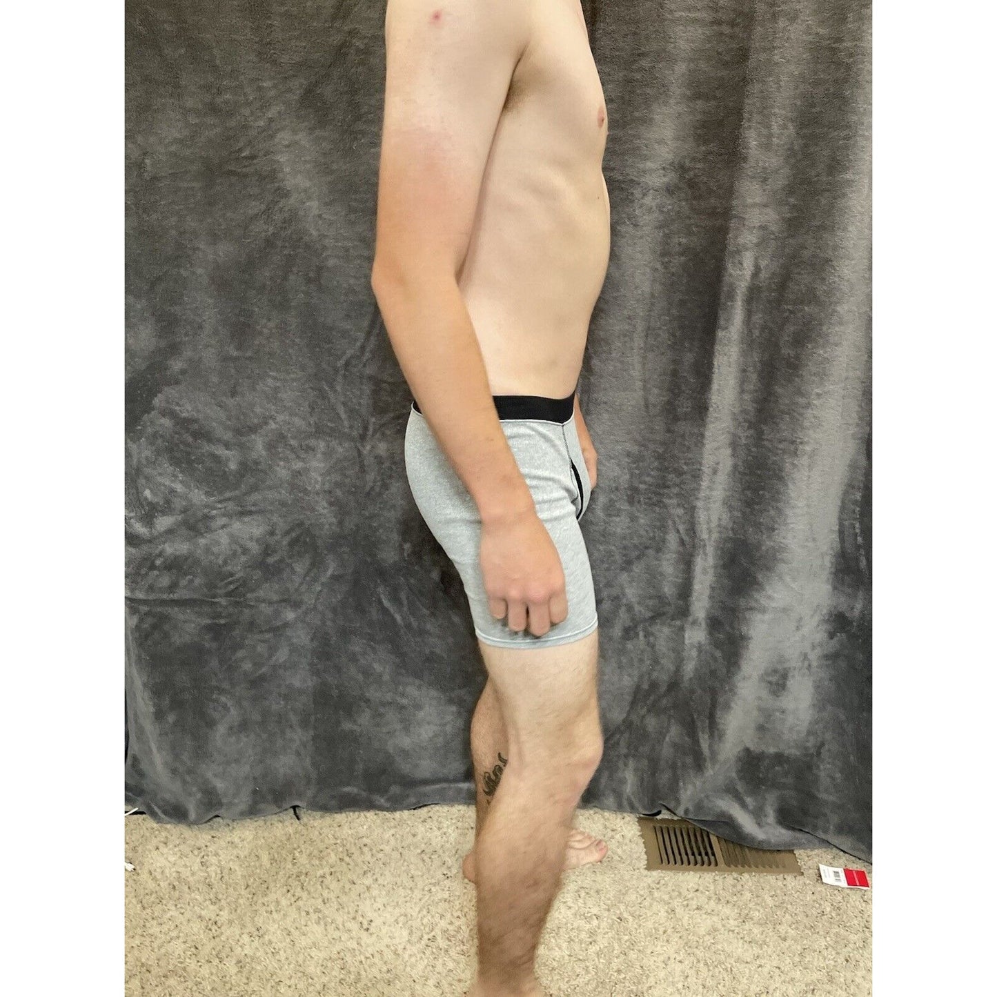boy's XL gray hanes boxer brief