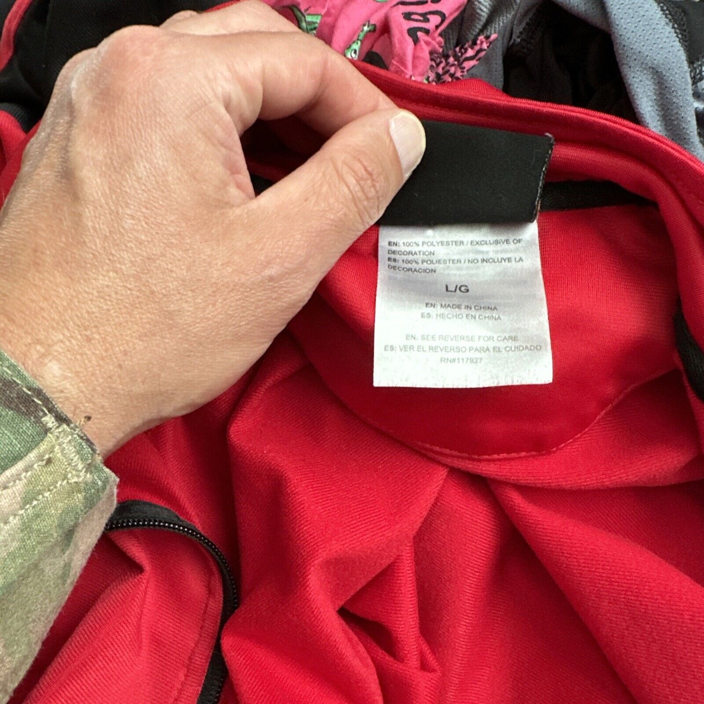 Men’s Red Full Zip AND1 Large Jacket