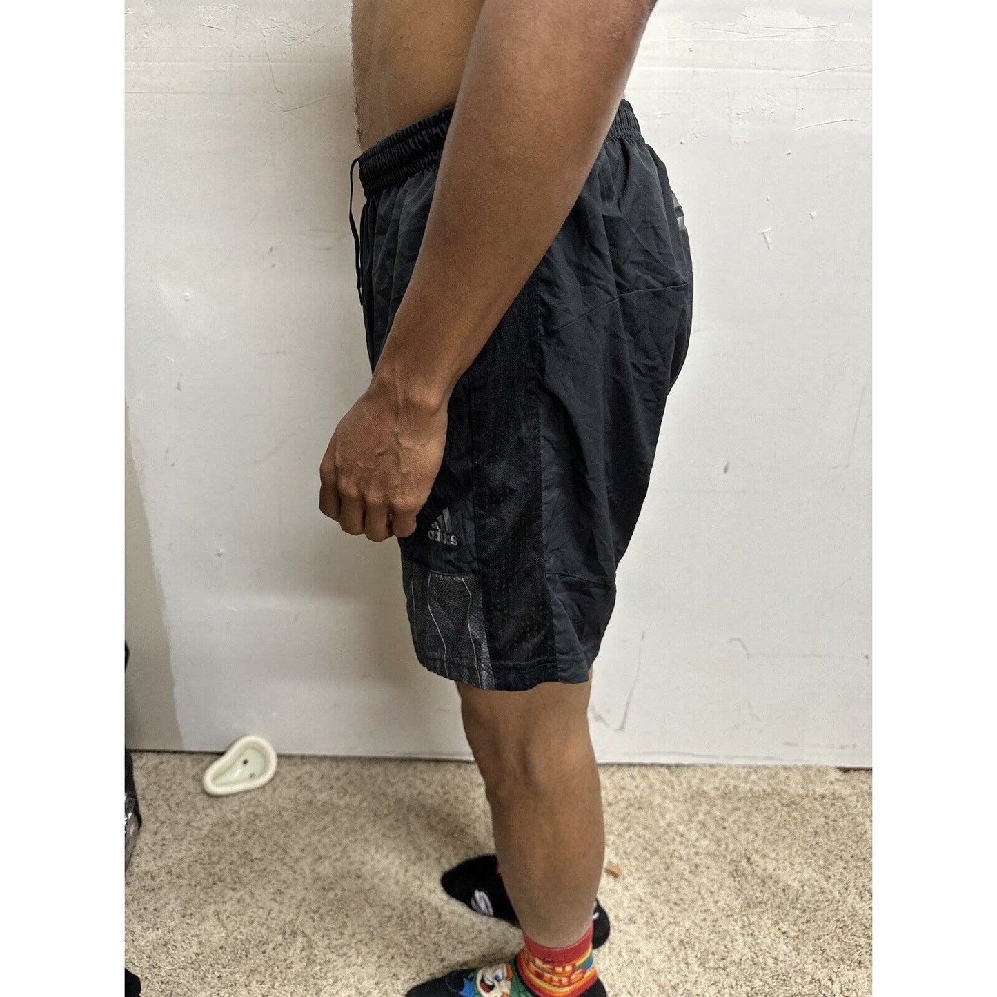 Men’s Black Adidas Supernova Athletic Shorts Fits Like Medium