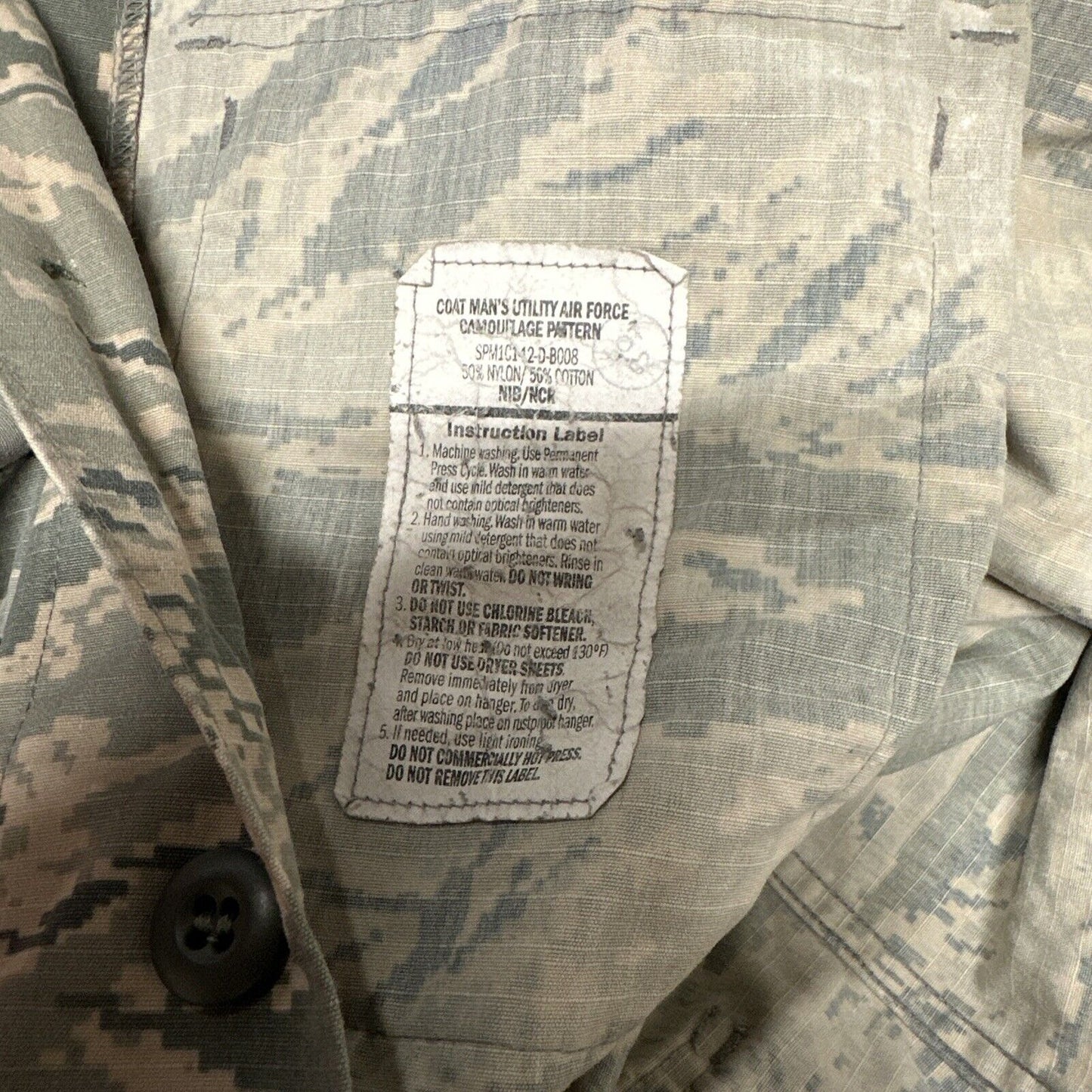 Men’s ABU Airman Battle Uniform USAF Top Blouse 38R Civil Air Patrol