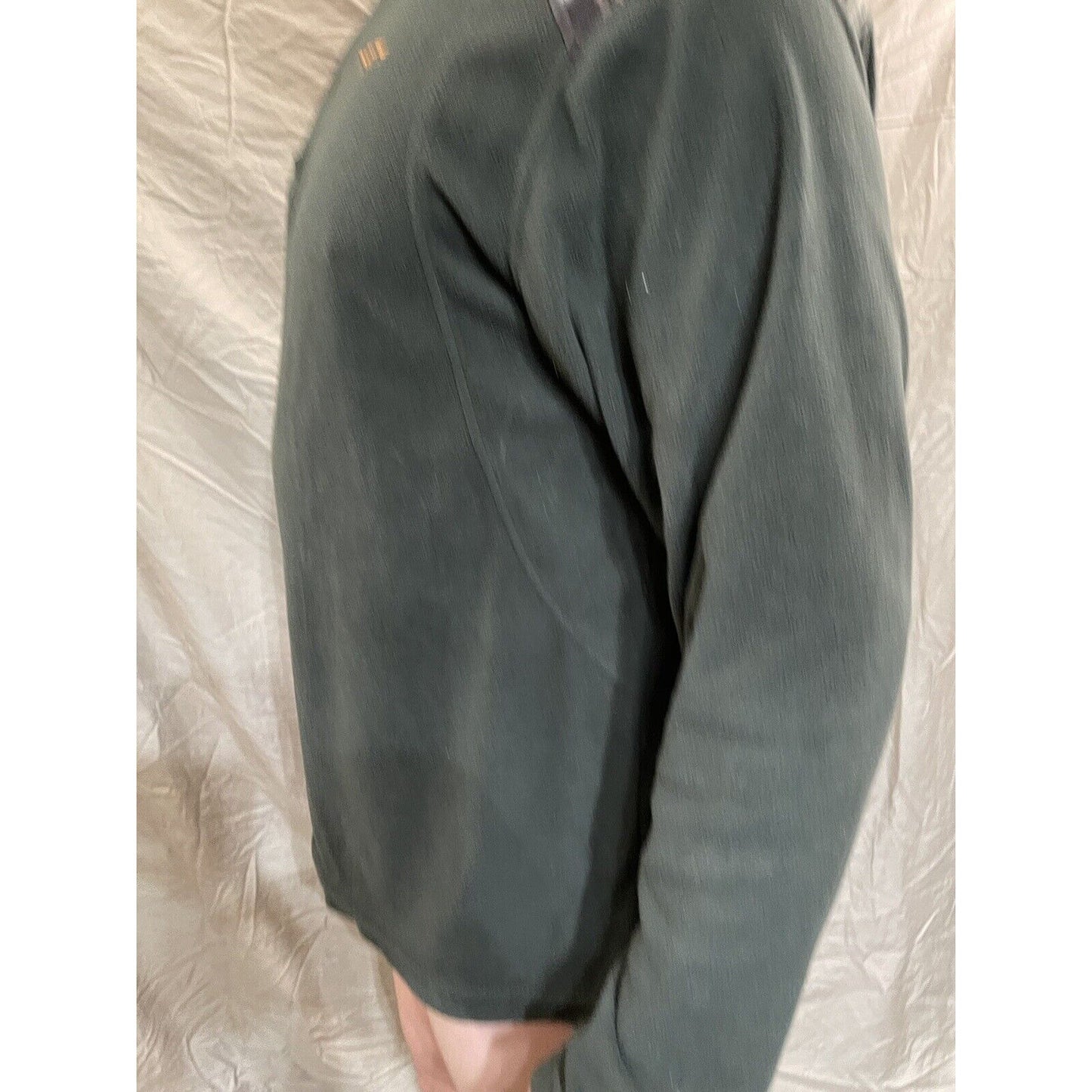 Men's Habit Large quarter zip pullover sweatshirt green