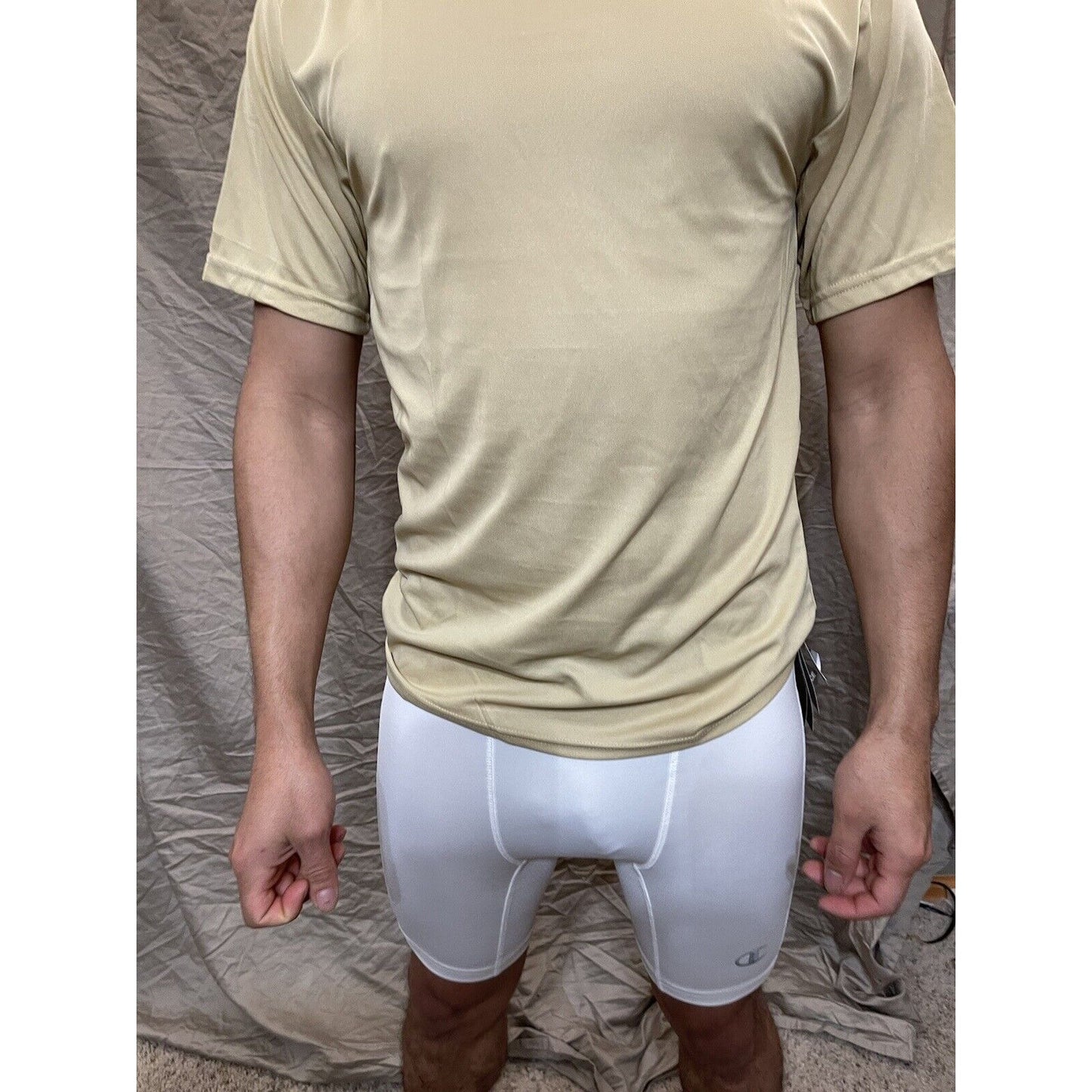 Men's Augusta Sportswear Moisture Management Athletic shirt Gold Small