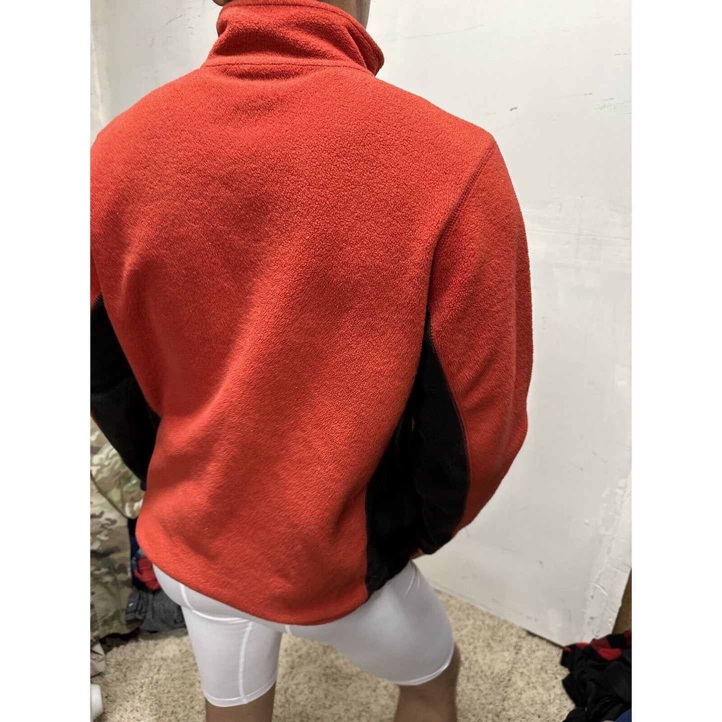 Men’s Red Small 1/4 Zip Gap Pullover Jacket