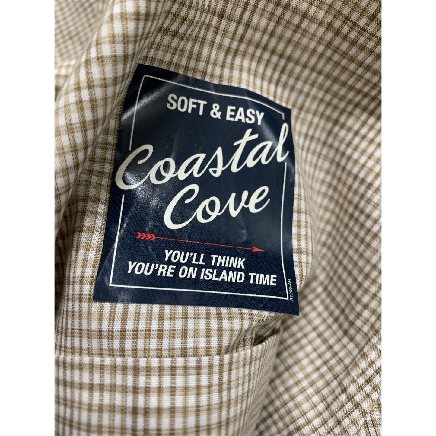 Men's Arrow Coastal Cove Classic Fit Button Down Shirt Short Sleeve Sz S NWT