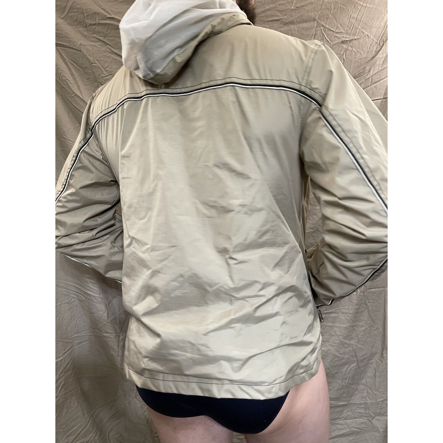 Men's PCI XL Pikes Peak Colorado full zip tan windbreaker